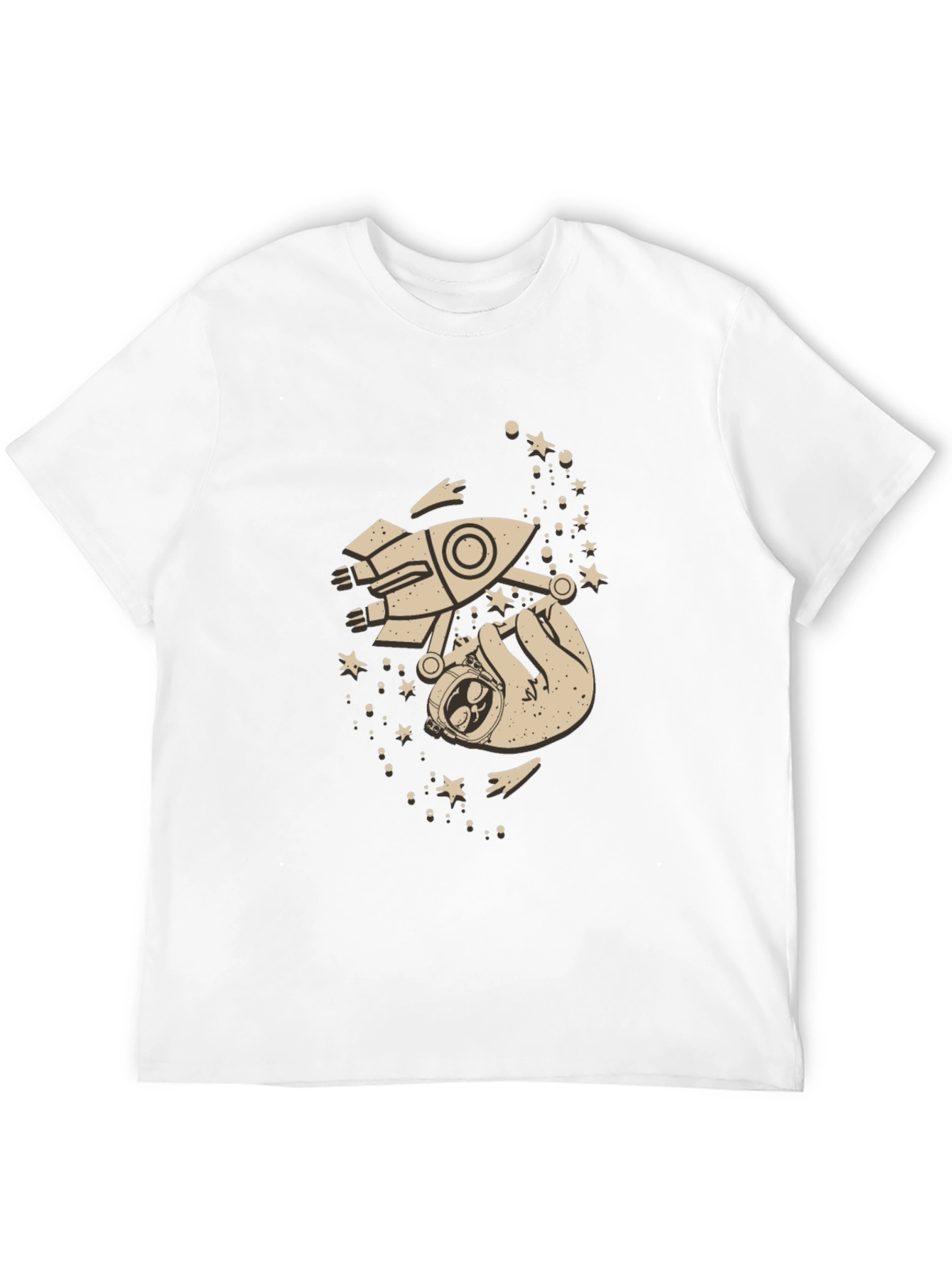 Sloth Astronaut T-Shirt - Space Rocket Tee
