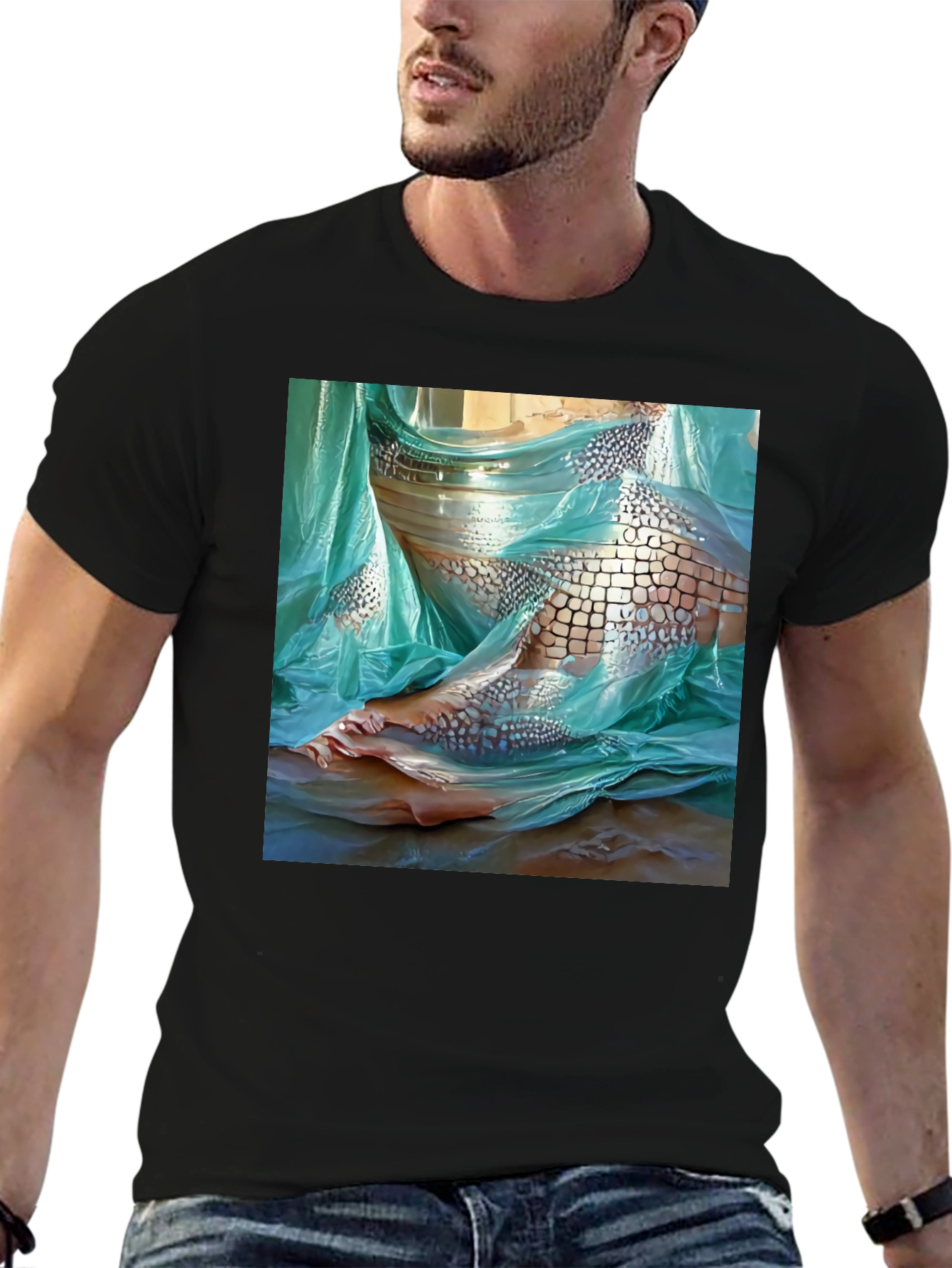 Abstract Gator Art T-Shirt