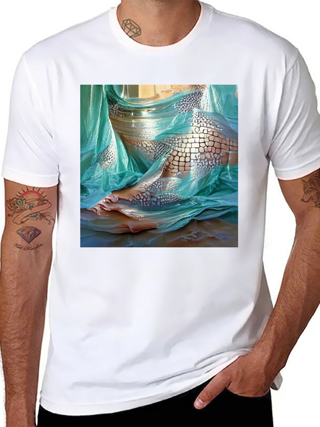 Abstract Gator Art T-Shirt