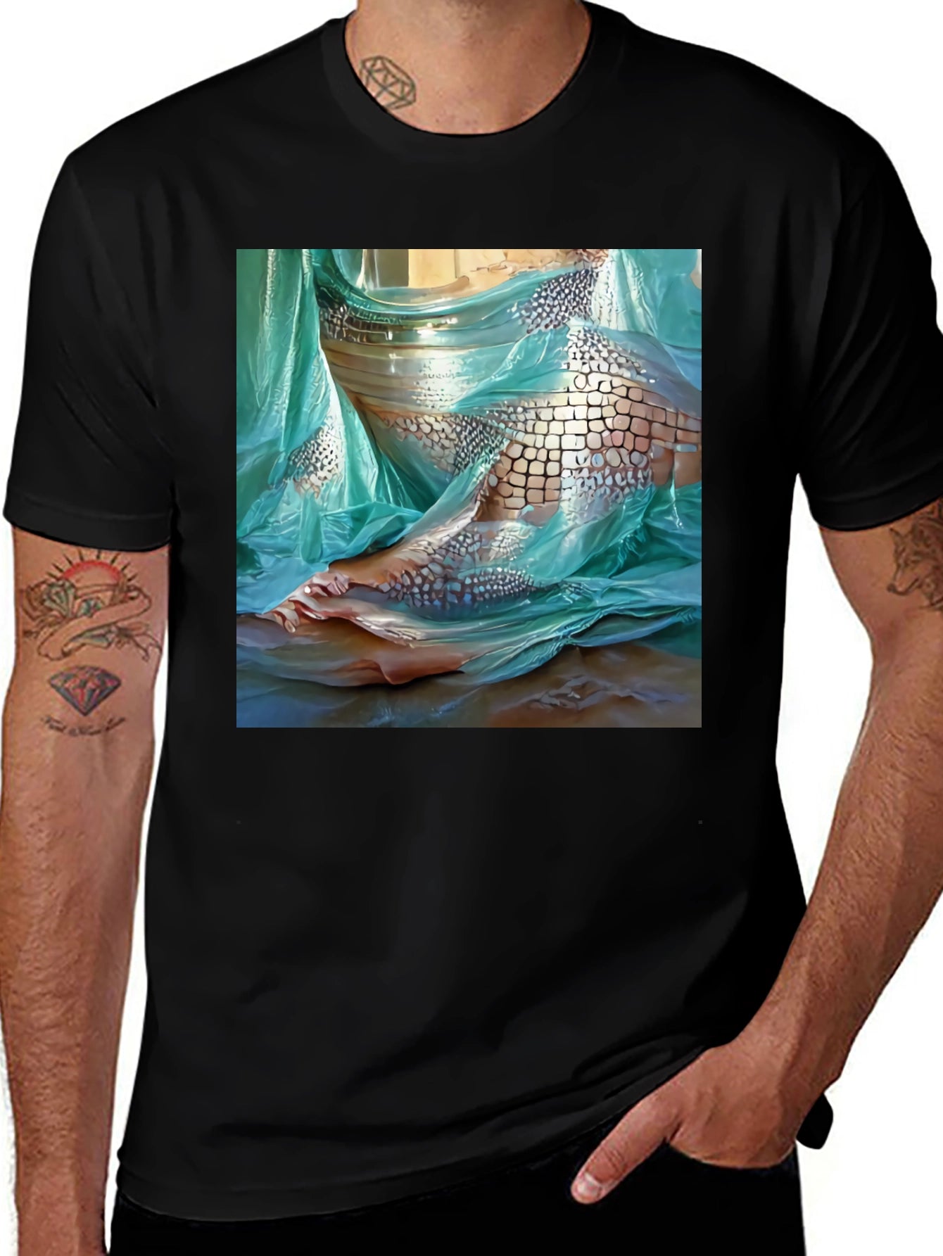 Abstract Gator Art T-Shirt