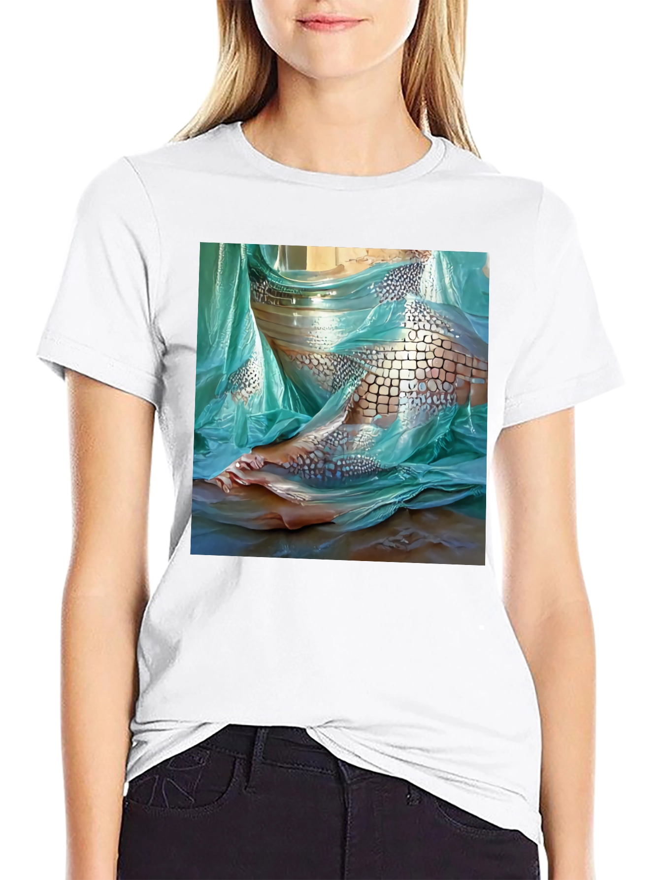 Abstract Gator Art T-Shirt