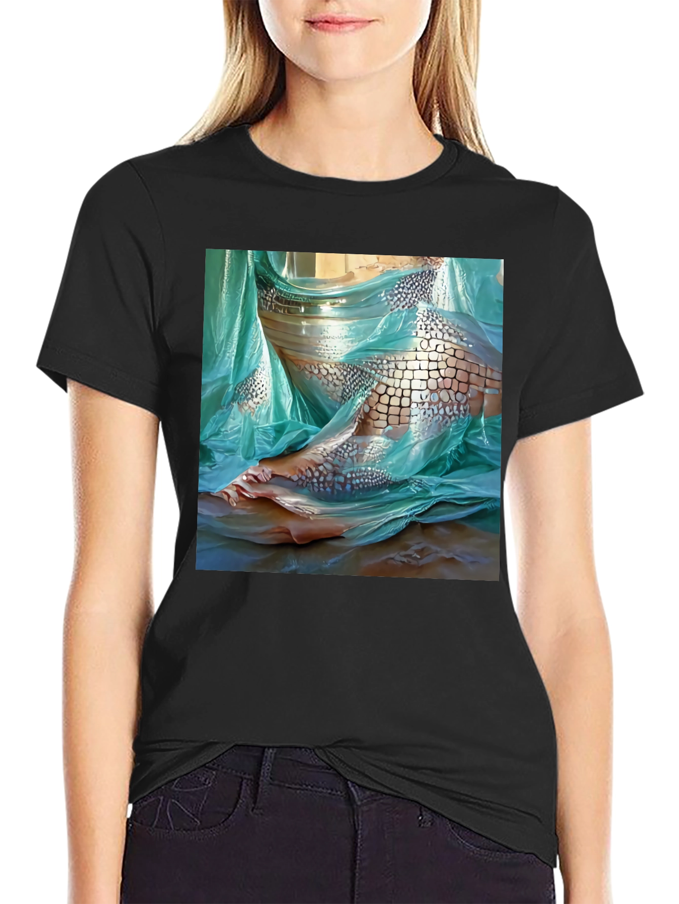Abstract Gator Art T-Shirt