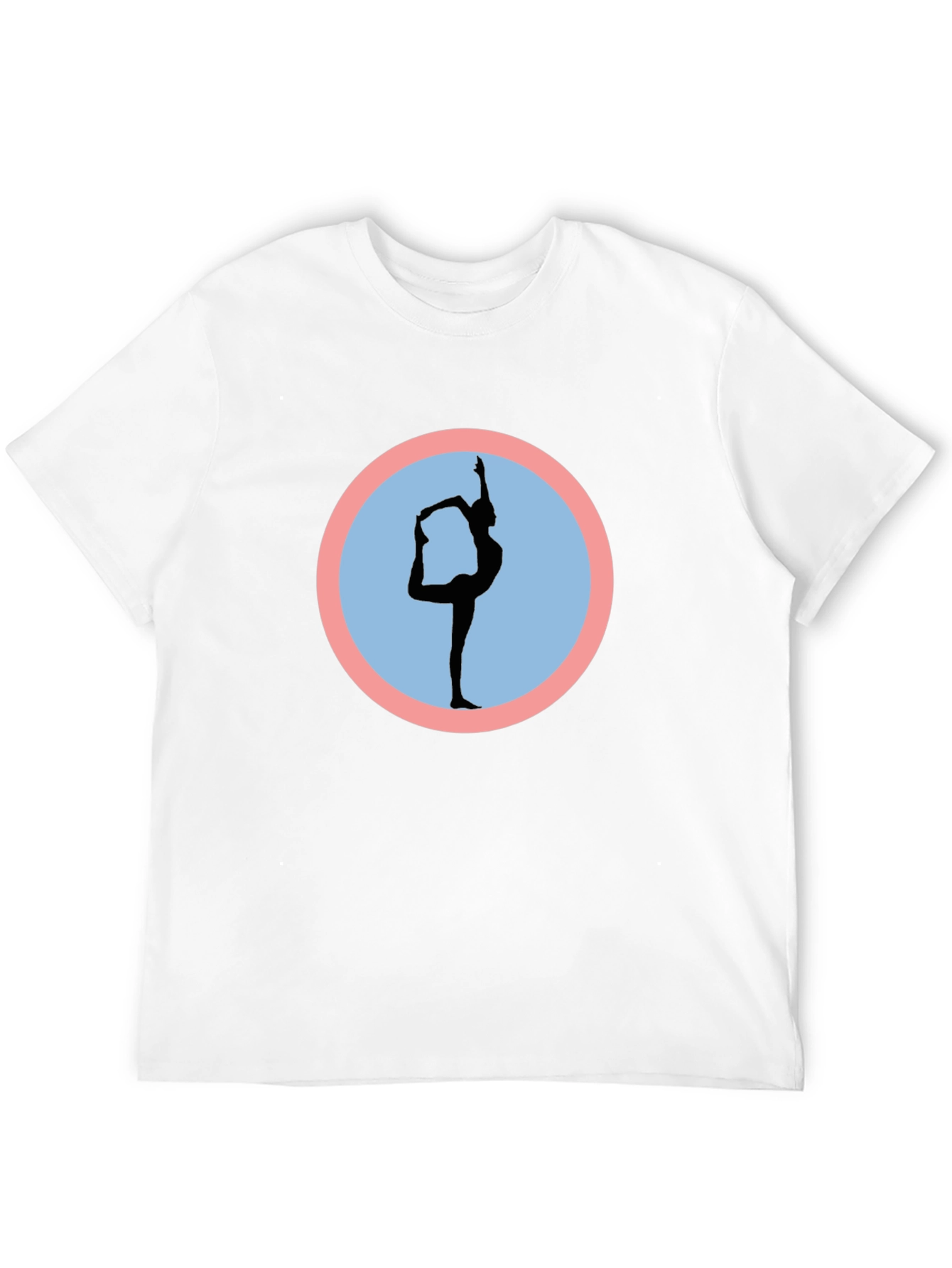 Yoga Pose Graphic Tee - Mens Black T-Shirt