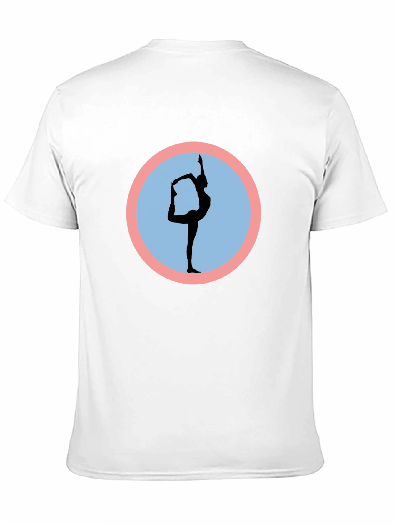 Yoga Pose Graphic Tee - Mens Black T-Shirt