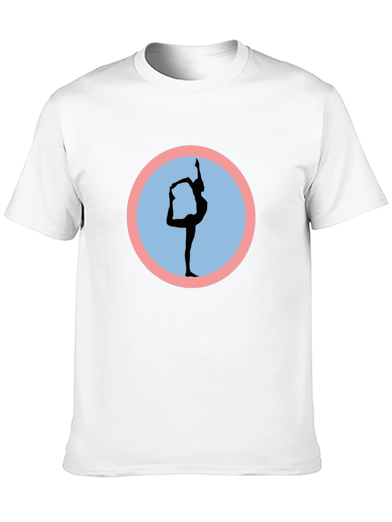 Yoga Pose Graphic Tee - Mens Black T-Shirt