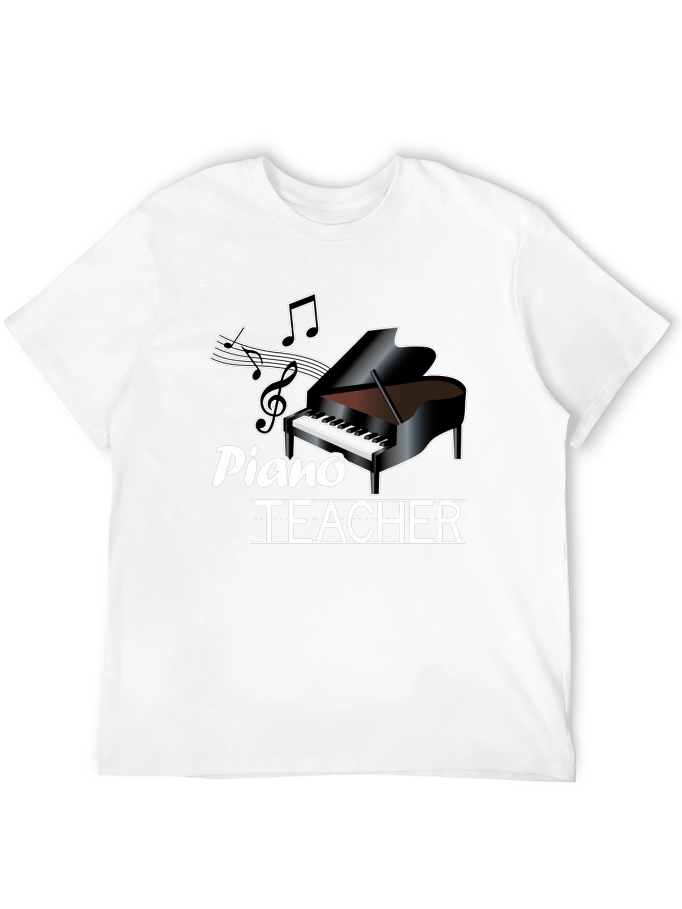 Piano Teacher Graphic Tee - Music Lover Shirt