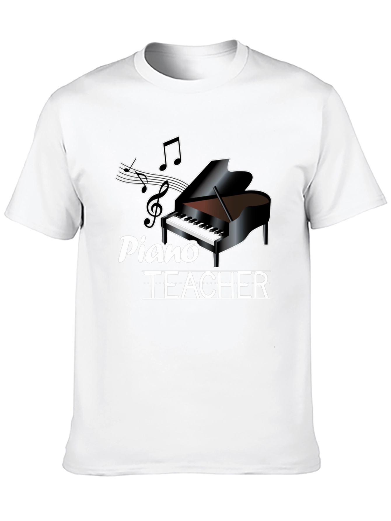 Piano Teacher Graphic Tee - Music Lover Shirt