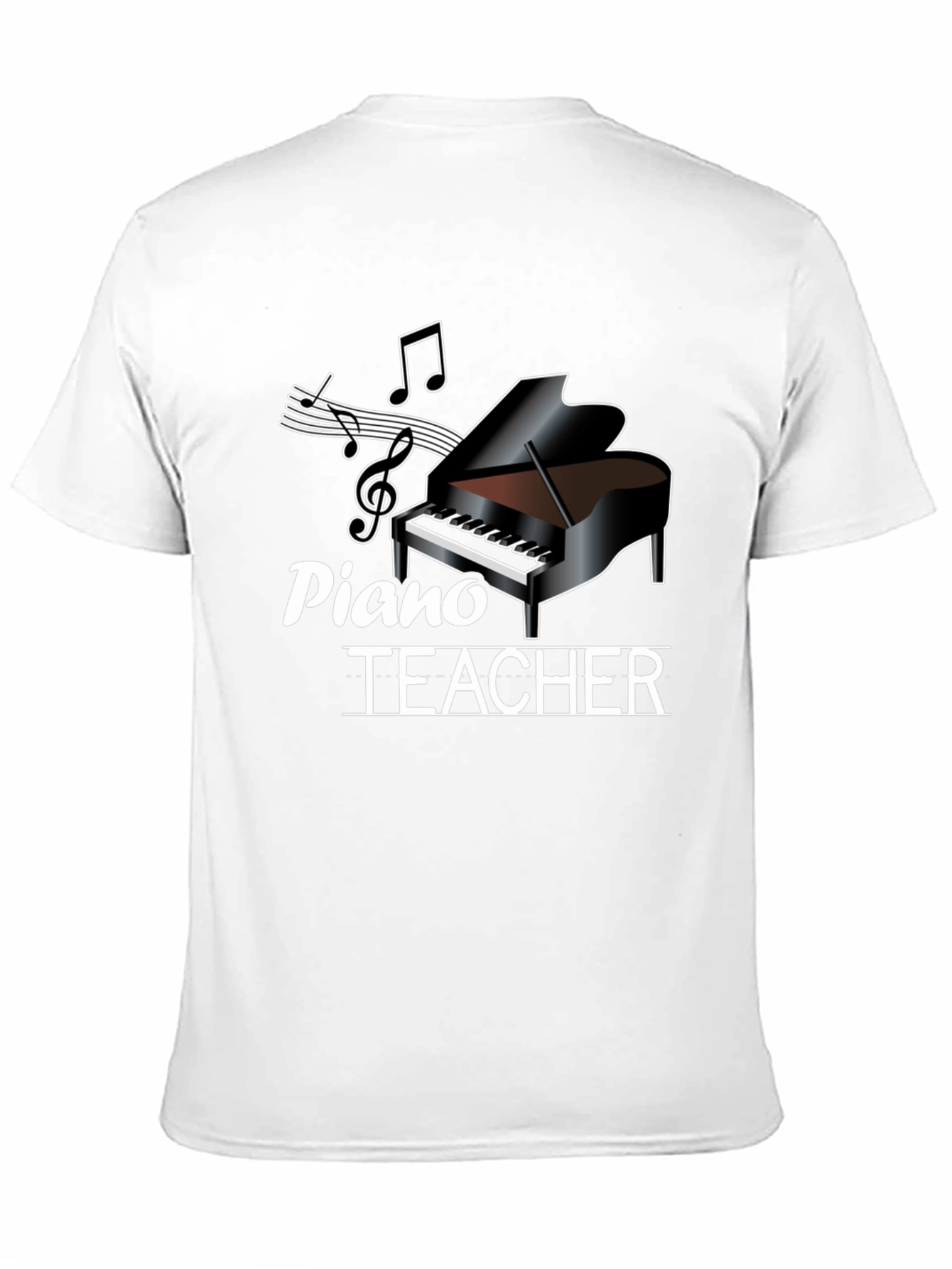Piano Teacher Graphic Tee - Music Lover Shirt