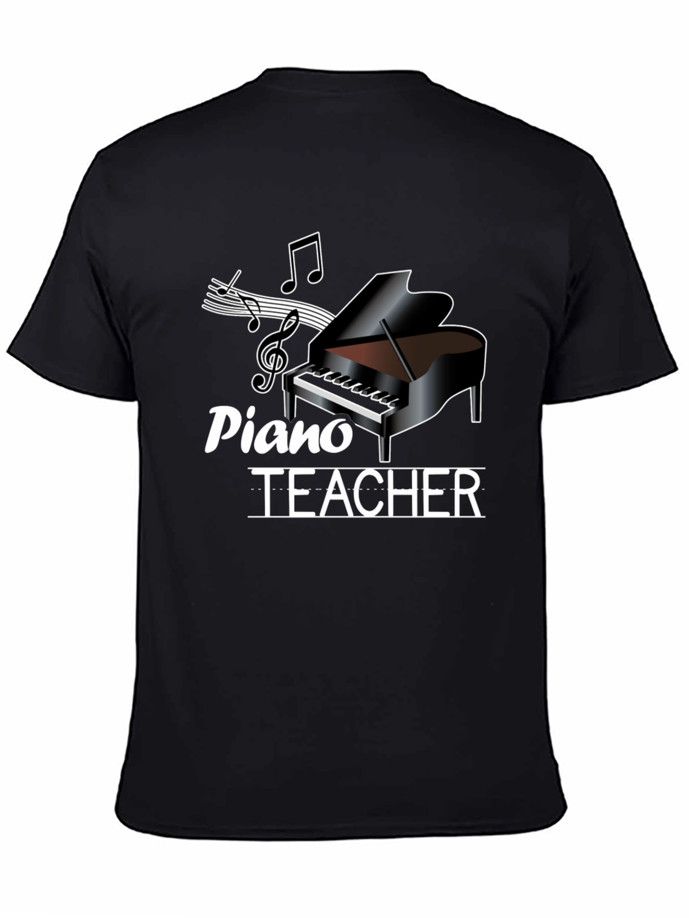 Piano Teacher Graphic Tee - Music Lover Shirt