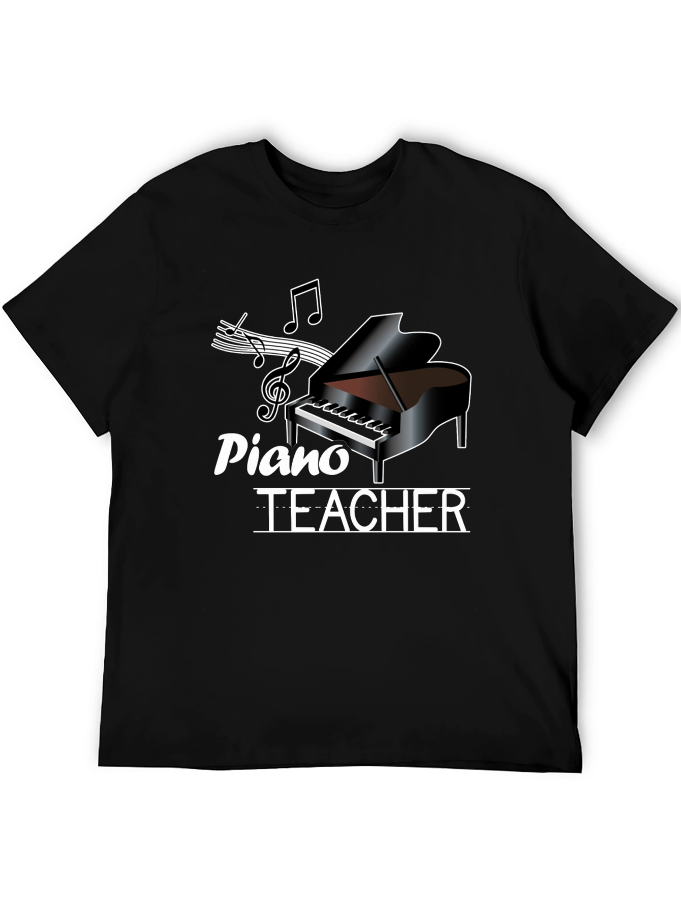 Piano Teacher Graphic Tee - Music Lover Shirt