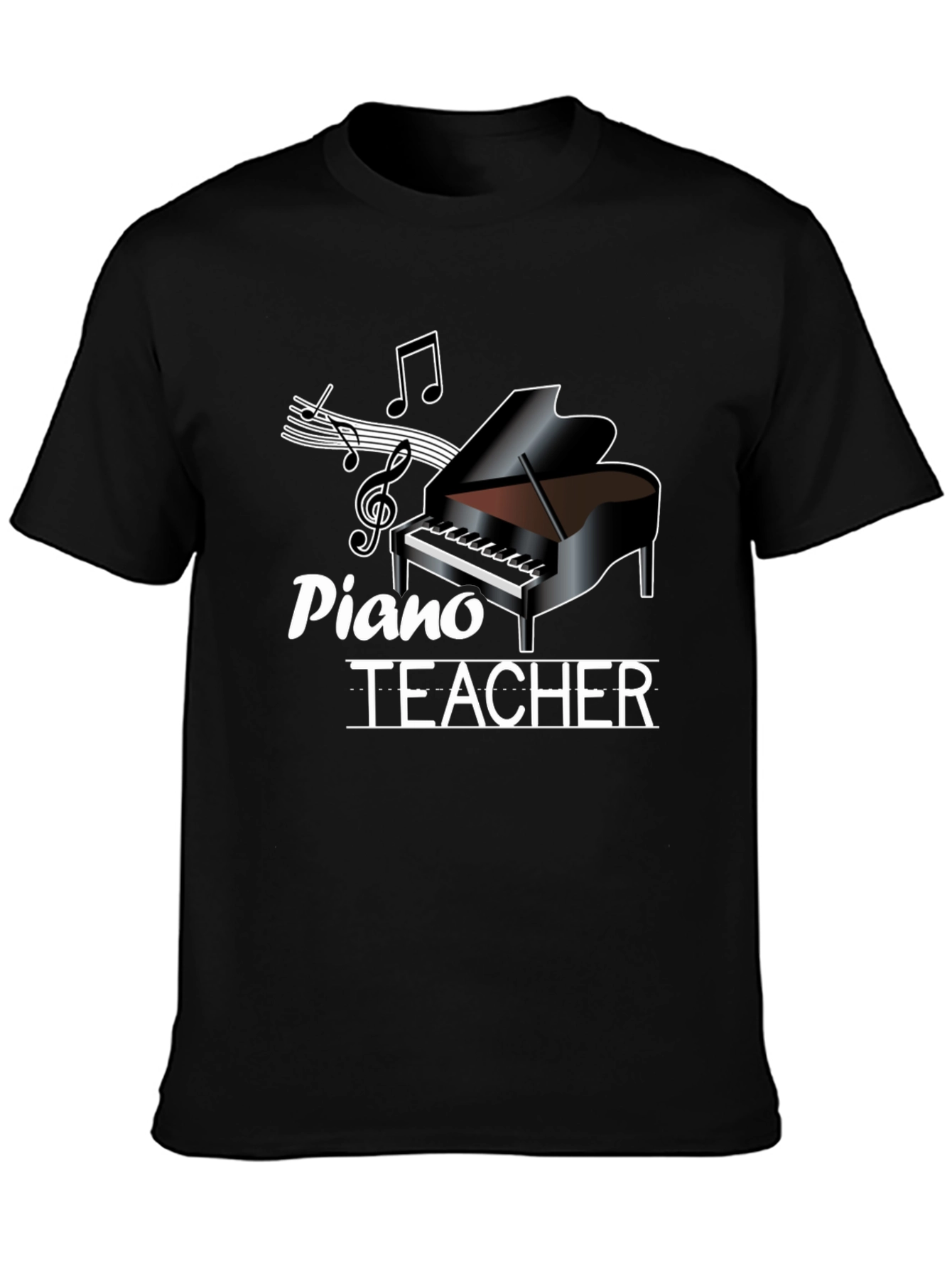 Piano Teacher Graphic Tee - Music Lover Shirt