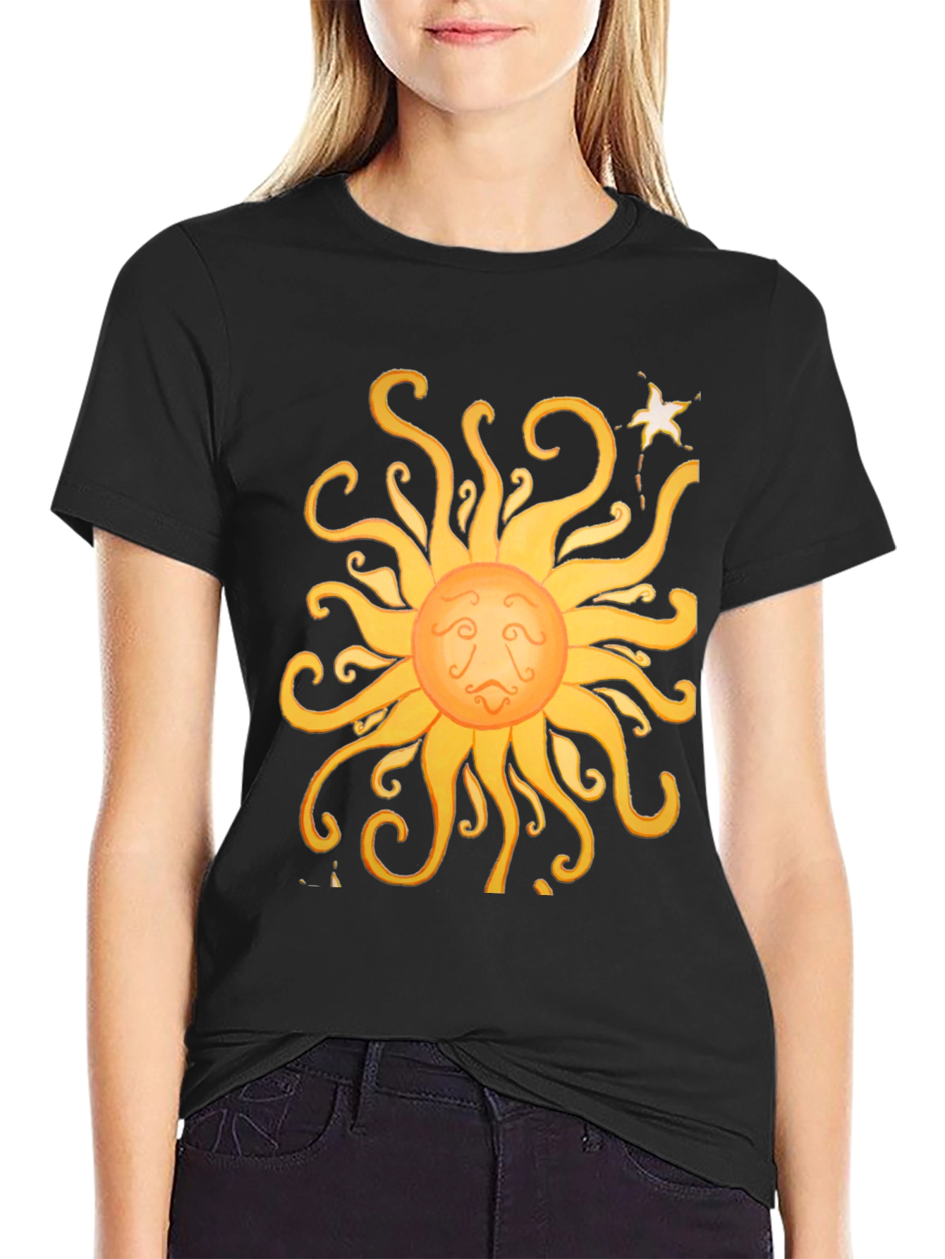 Mystical Sun Graphic Tee - Short Sleeve