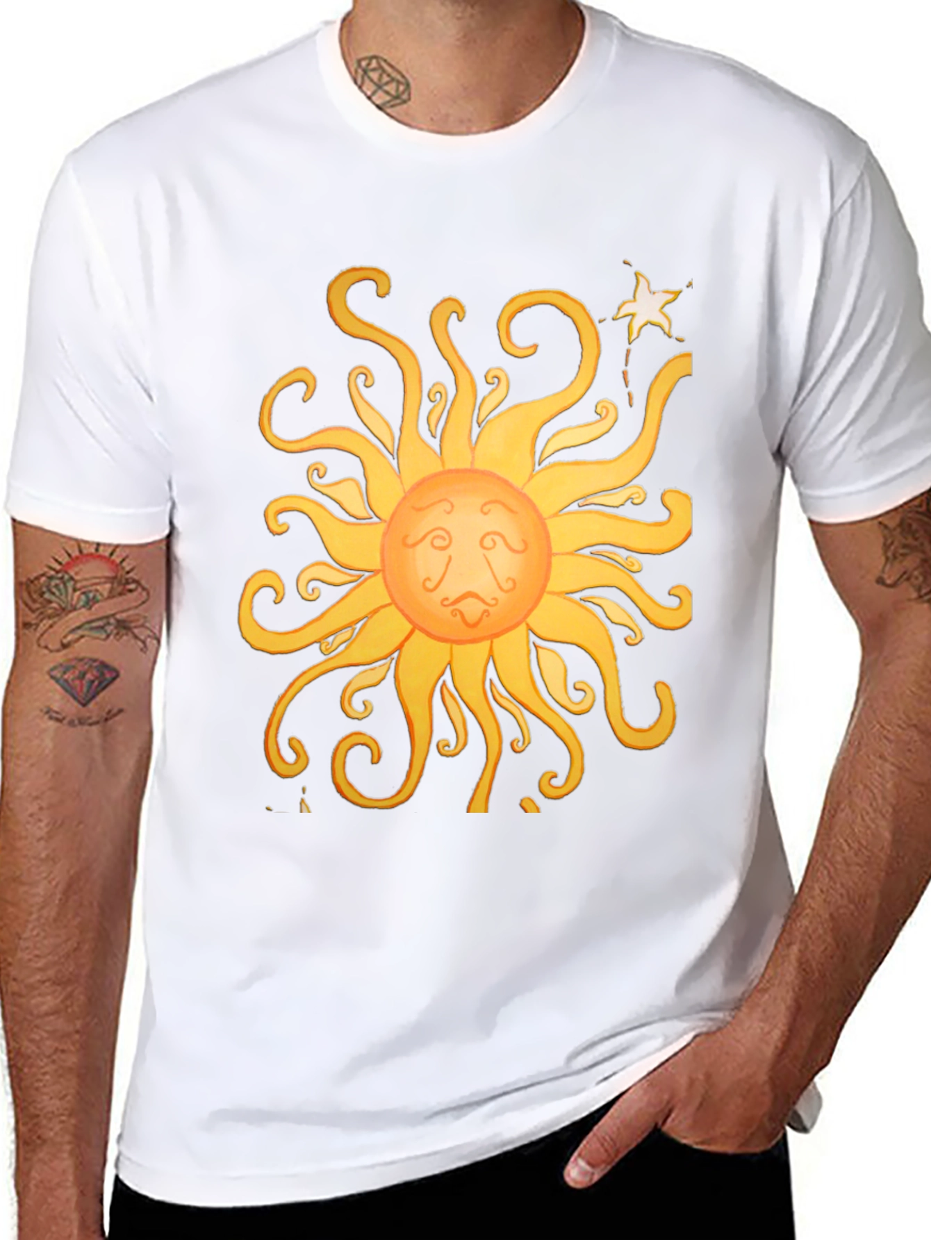 Mystical Sun Graphic Tee - Short Sleeve