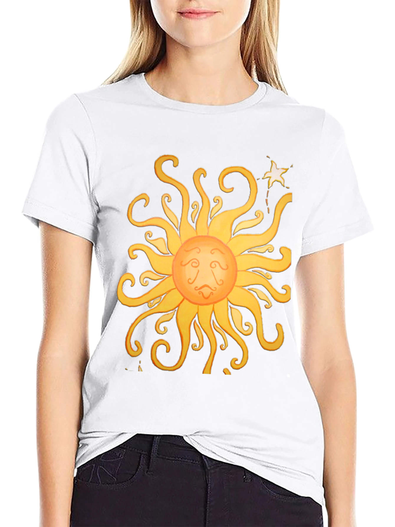 Mystical Sun Graphic Tee - Short Sleeve