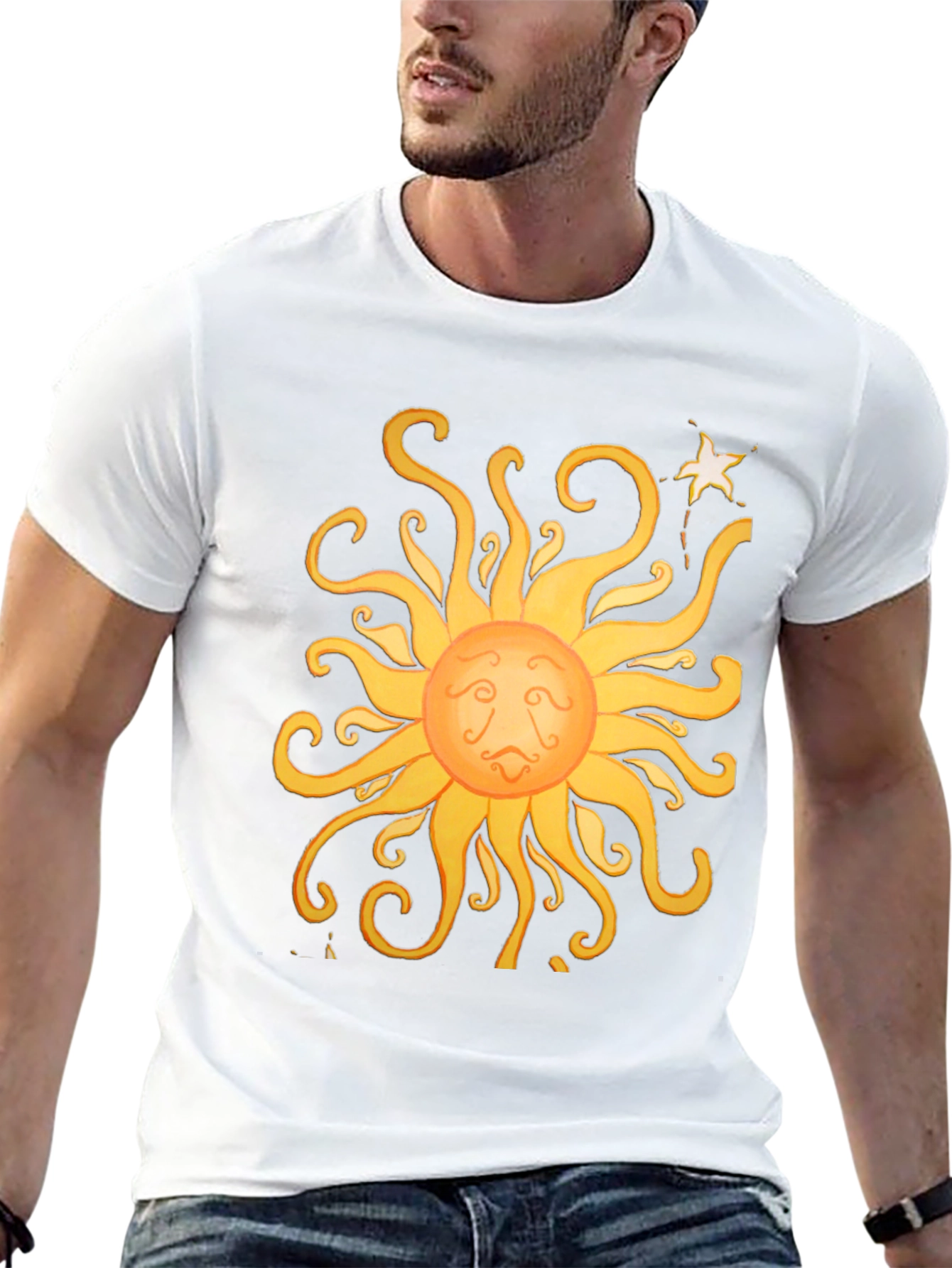 Mystical Sun Graphic Tee - Short Sleeve