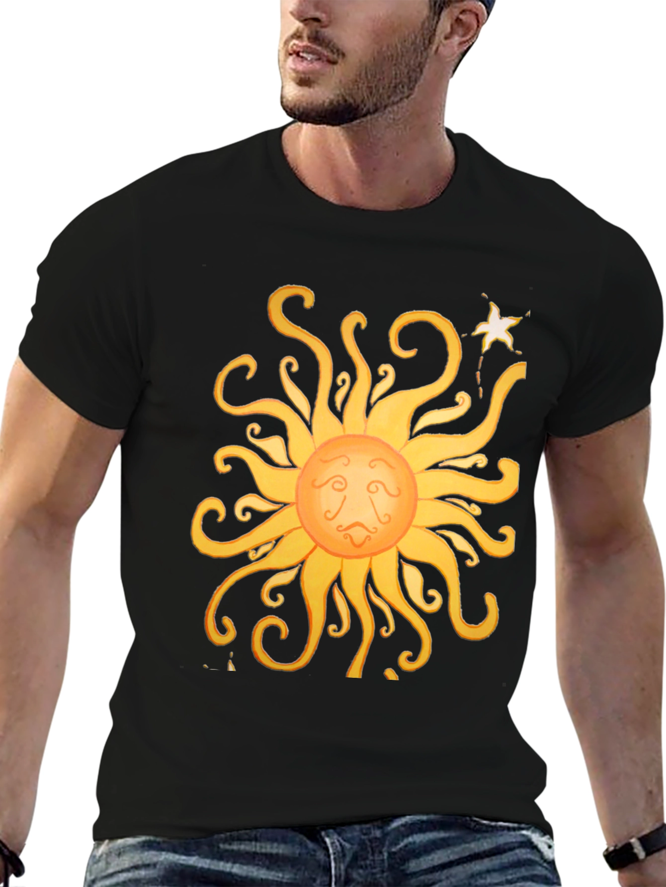 Mystical Sun Graphic Tee - Short Sleeve