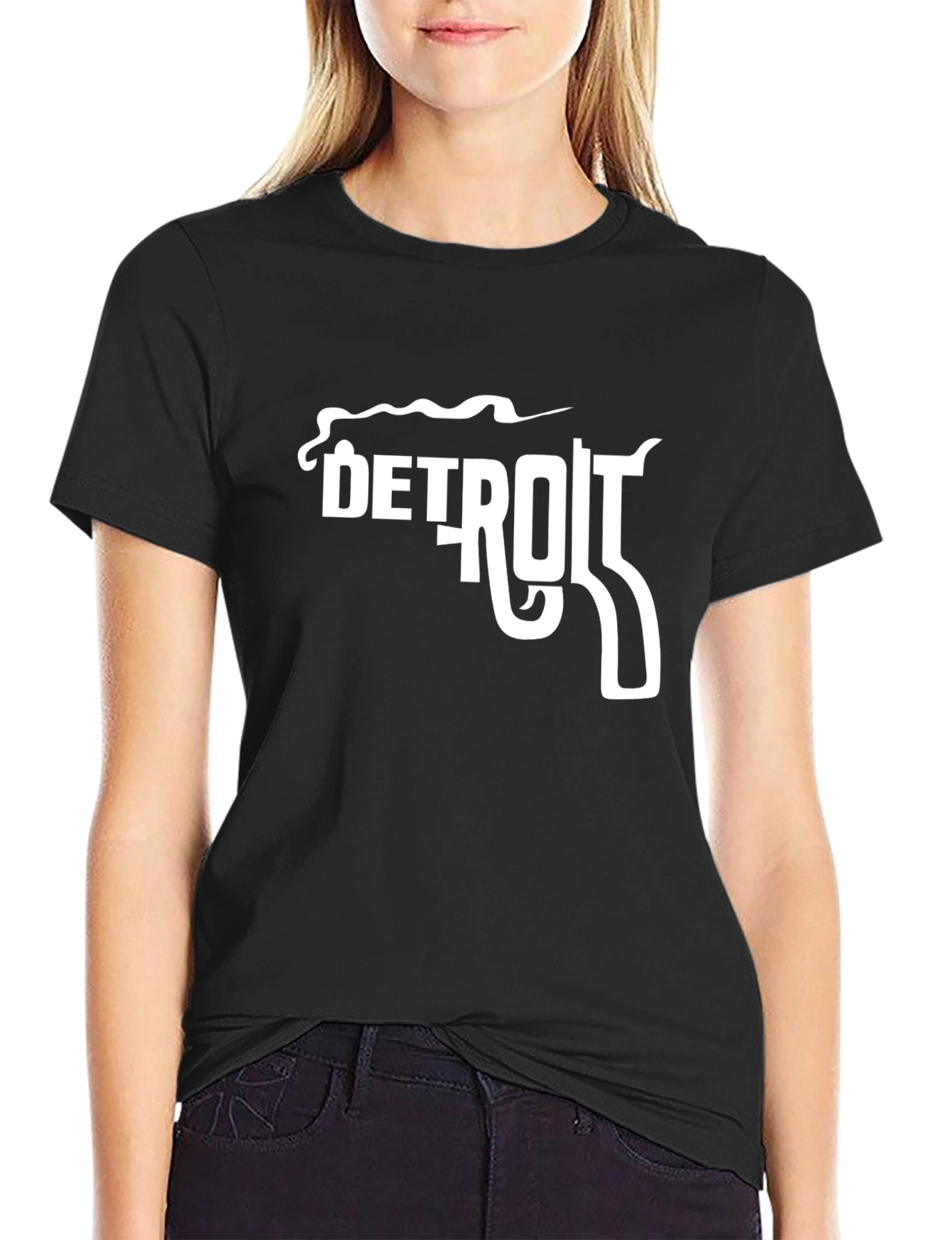 Detroit Graphic T-Shirt - Stylish City Pride Tee