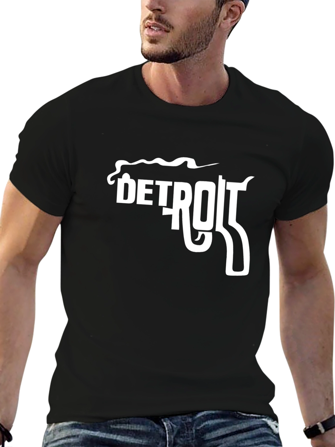 Detroit Graphic T-Shirt - Stylish City Pride Tee