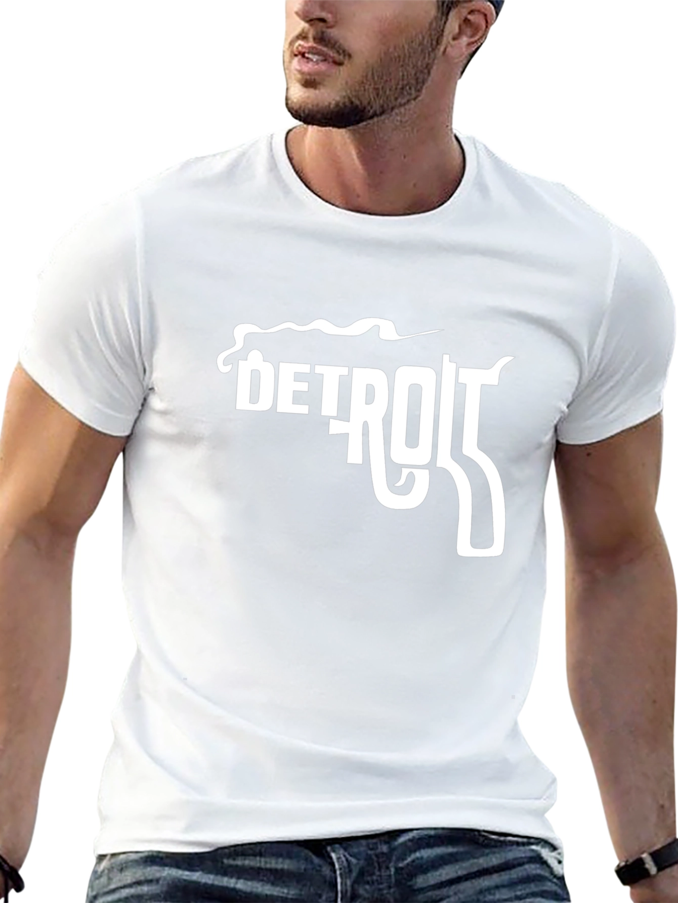 Detroit Graphic T-Shirt - Stylish City Pride Tee