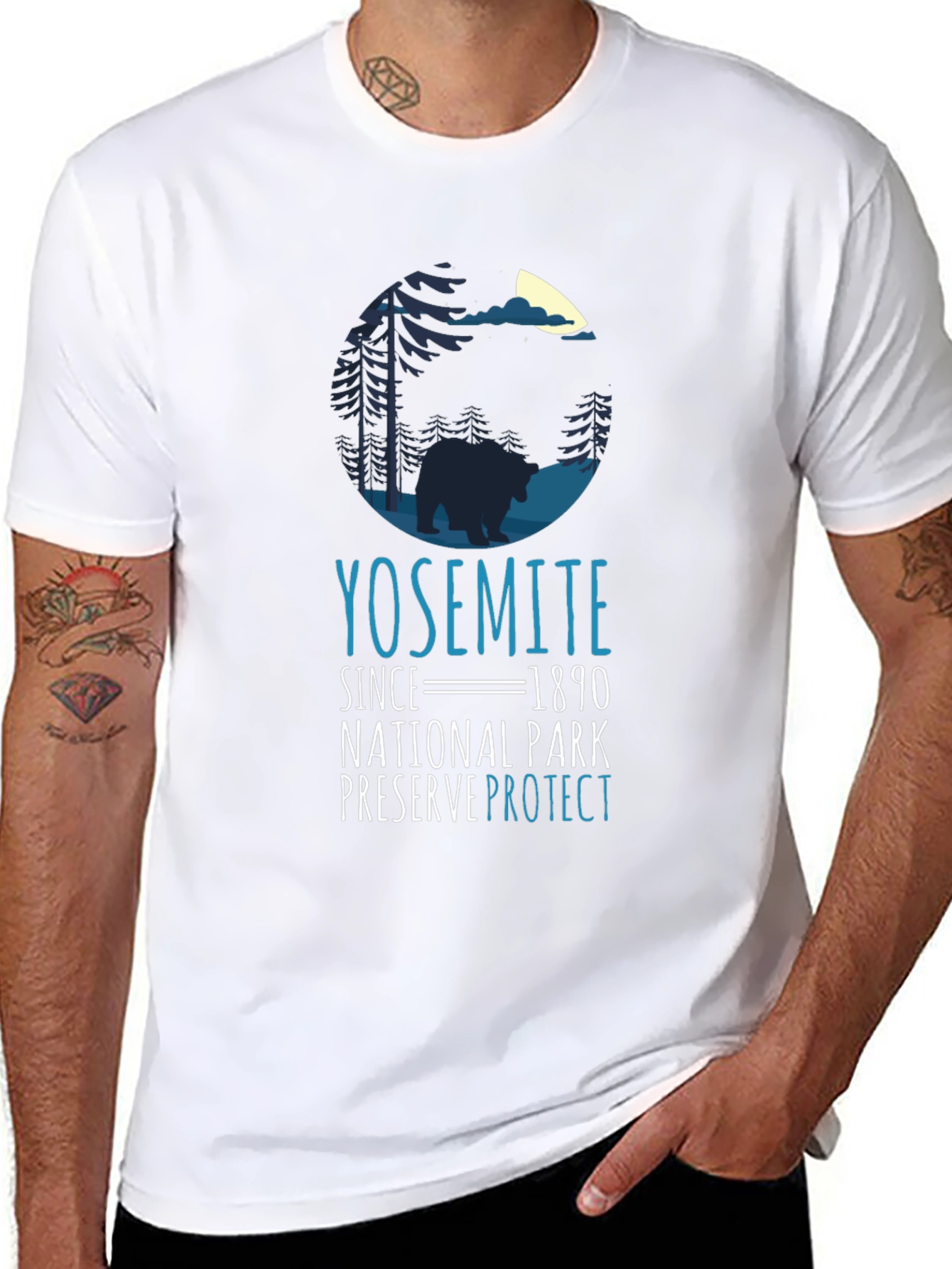 Yosemite National Park Bear Graphic T-Shirt