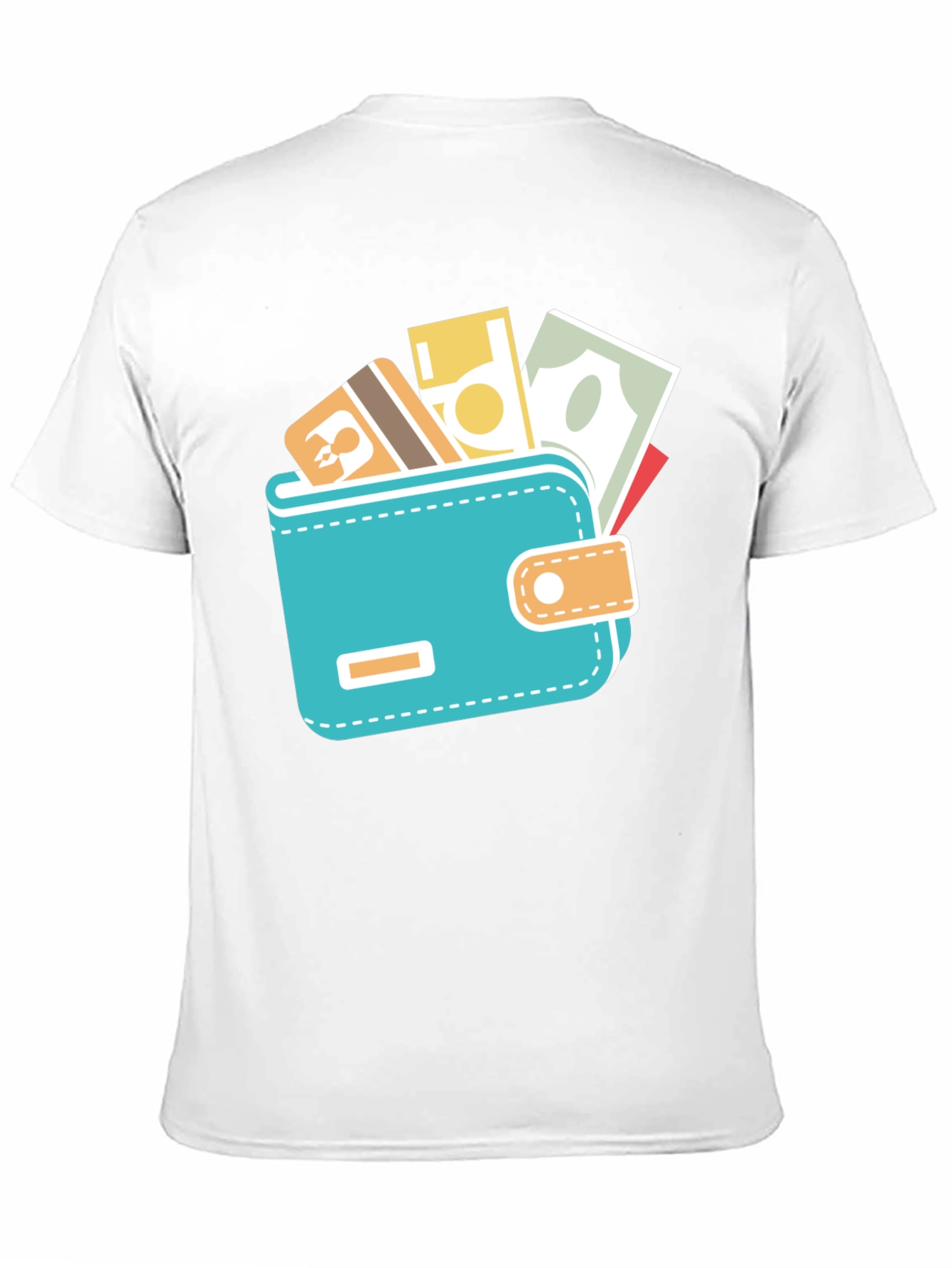 Wallet Graphic Black Tee