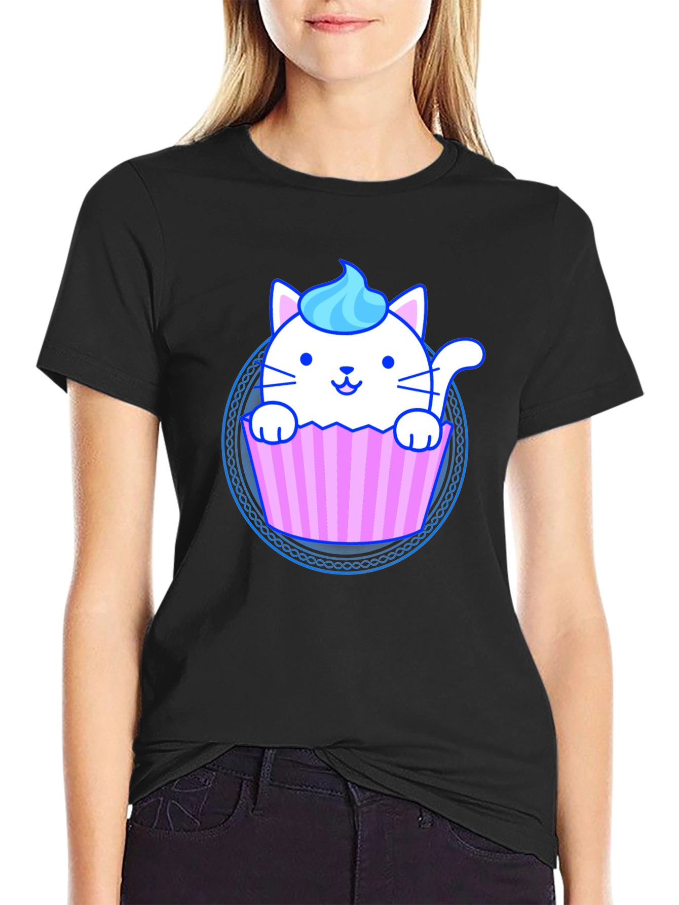 Cupcake Cat T-Shirt - Cute & Comfy