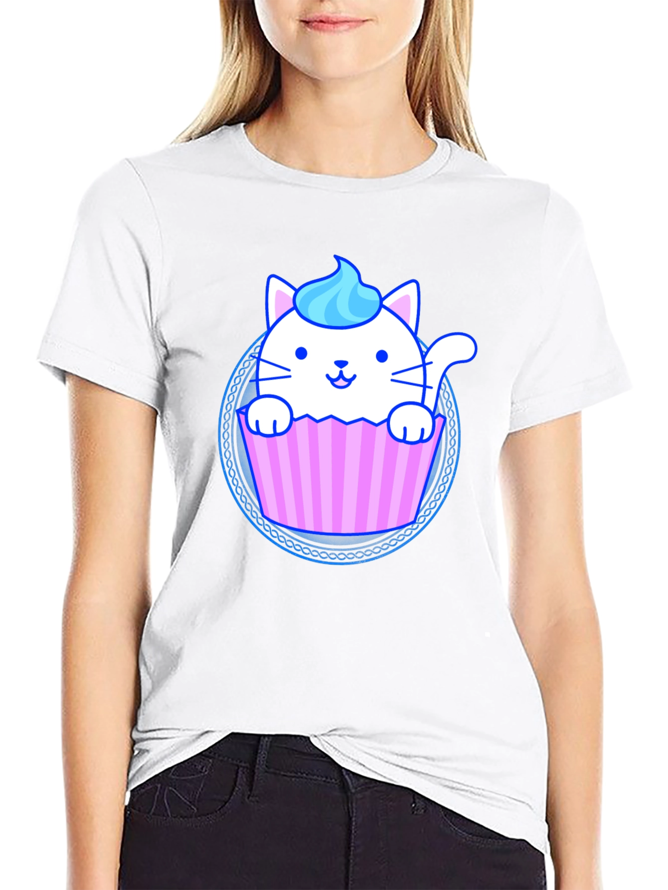 Cupcake Cat T-Shirt - Cute & Comfy