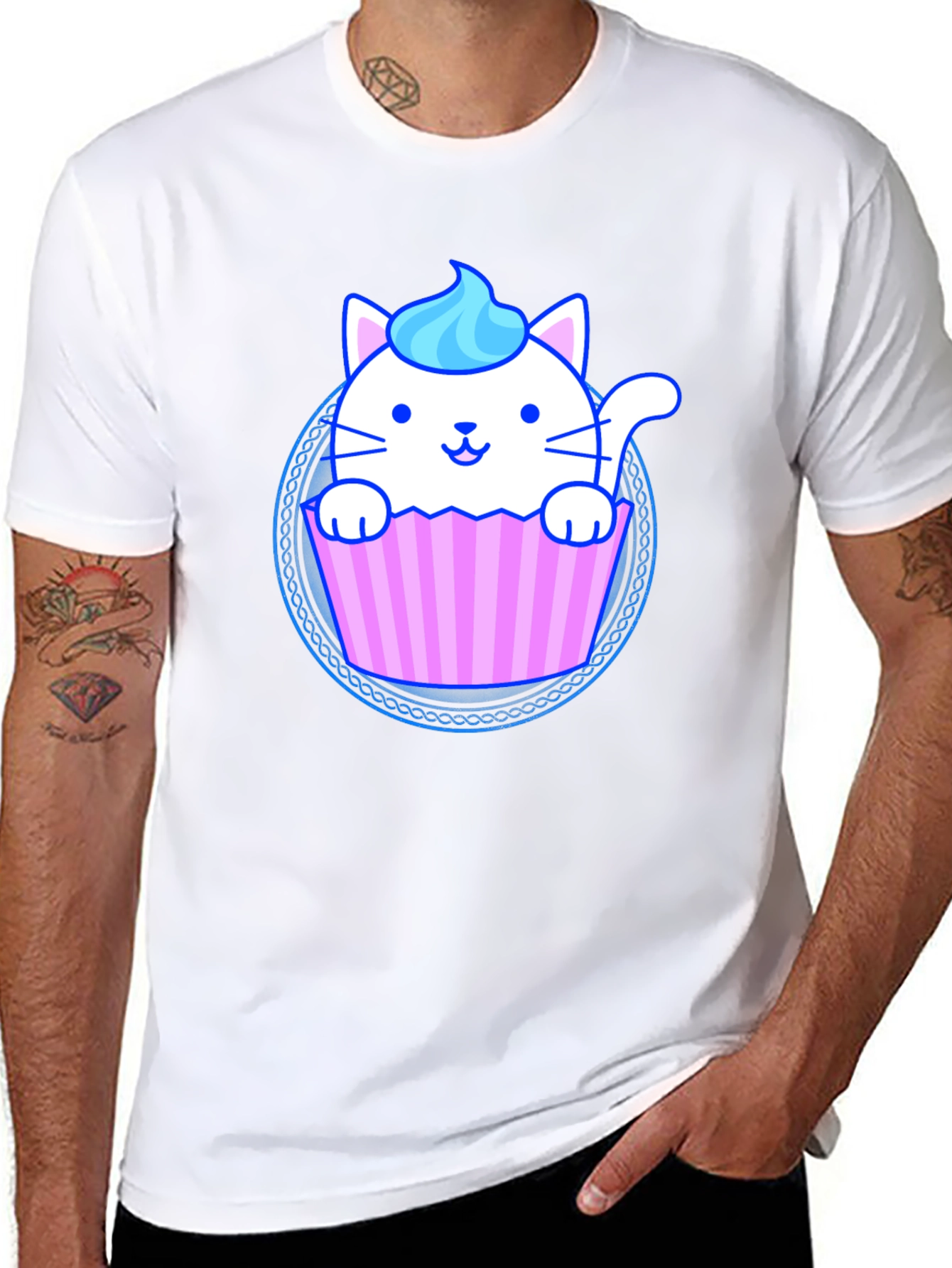 Cupcake Cat T-Shirt - Cute & Comfy