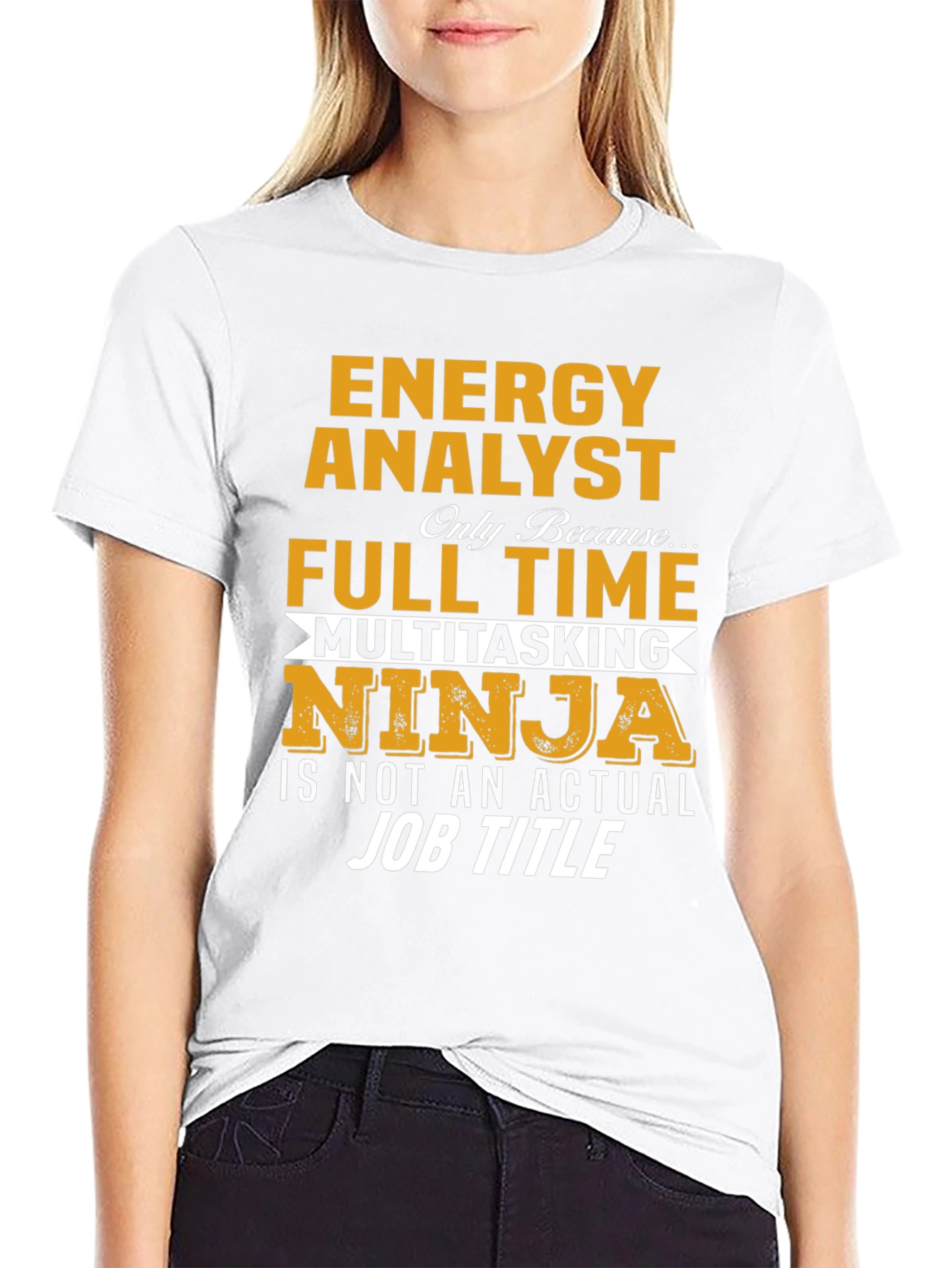 Energy Analyst Multitasking Ninja Graphic T-Shirt