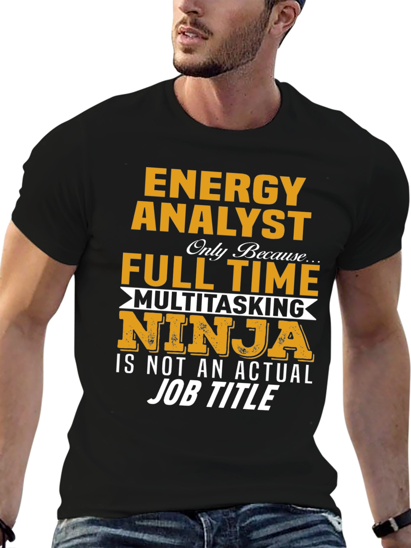 Energy Analyst Multitasking Ninja Graphic T-Shirt