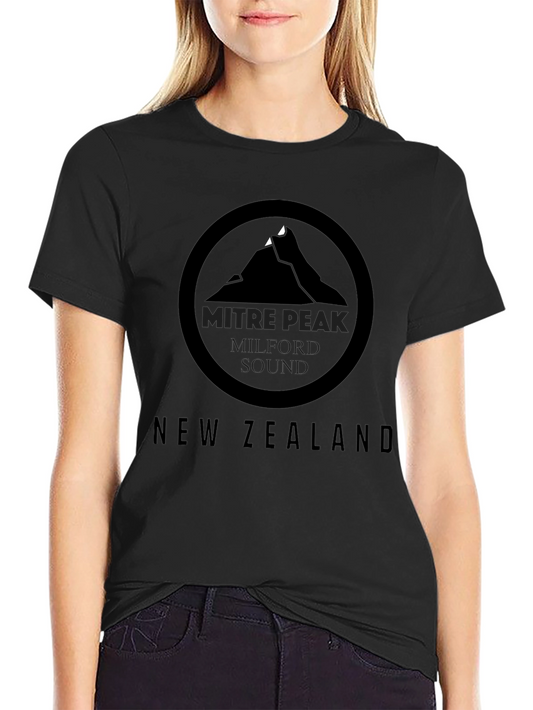 Mitre Peak New Zealand Graphic Tee