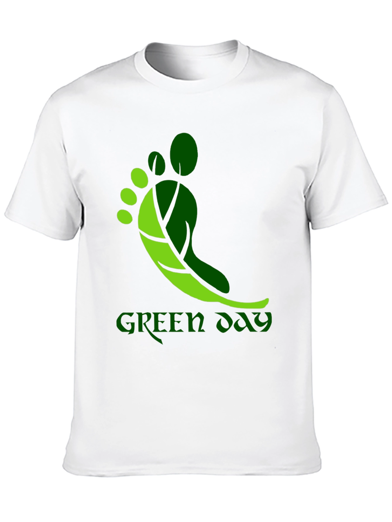 Green Day Footprint T-Shirt - Band Tee