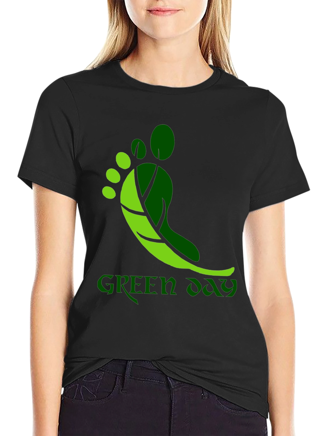 Green Day Footprint T-Shirt - Band Tee