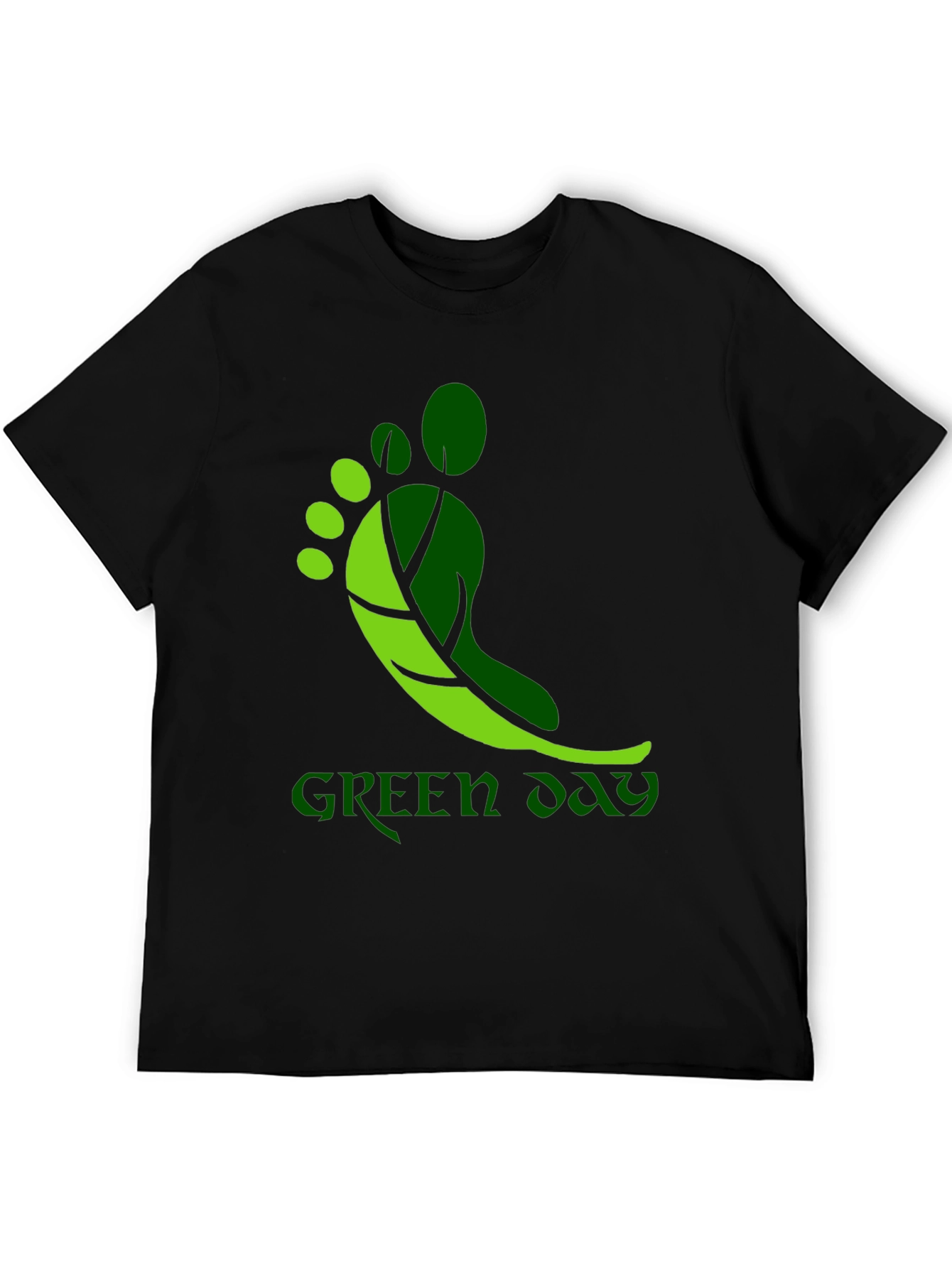 Green Day Footprint T-Shirt - Band Tee