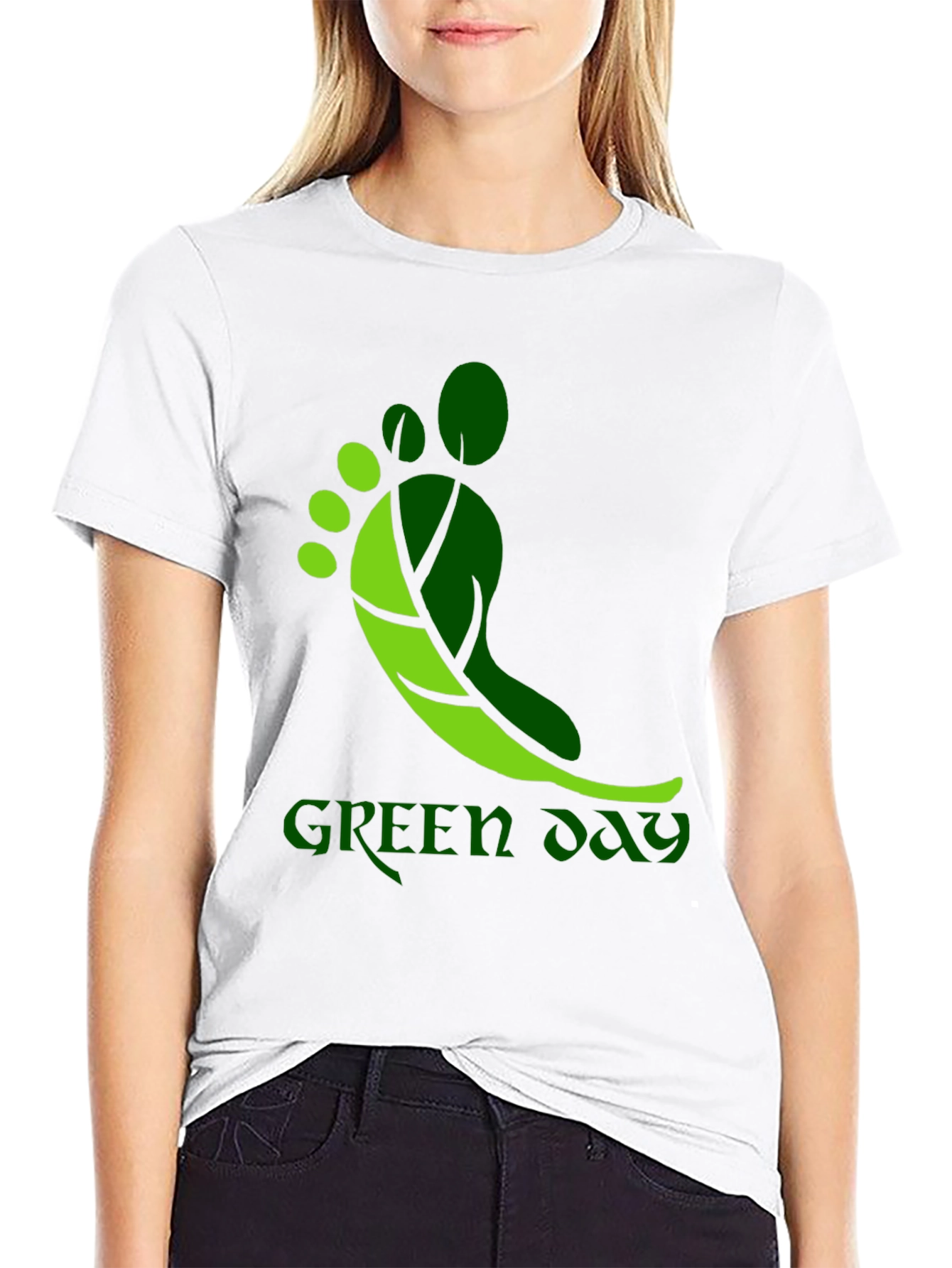 Green Day Footprint T-Shirt - Band Tee