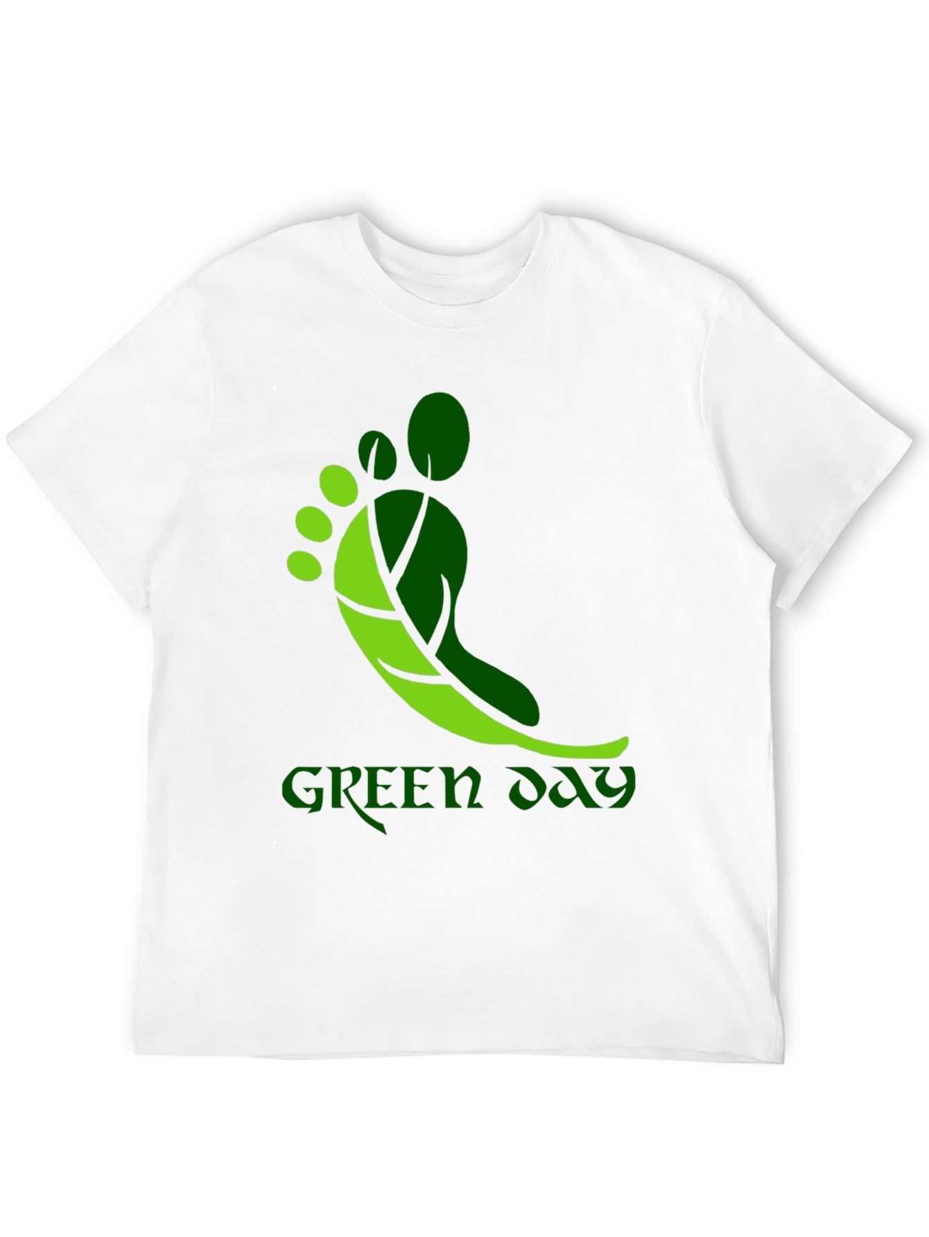 Green Day Footprint T-Shirt - Band Tee