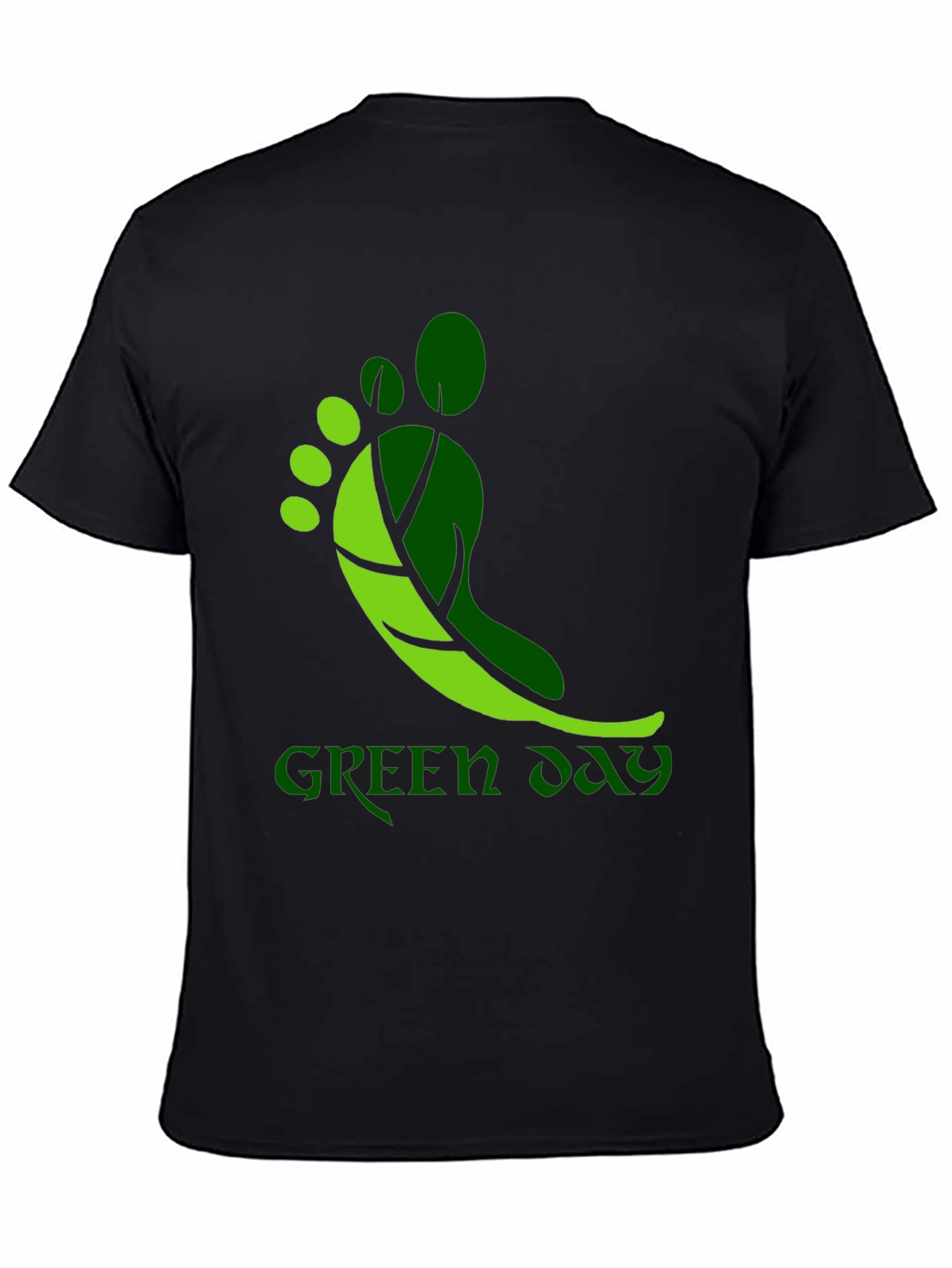 Green Day Footprint T-Shirt - Band Tee
