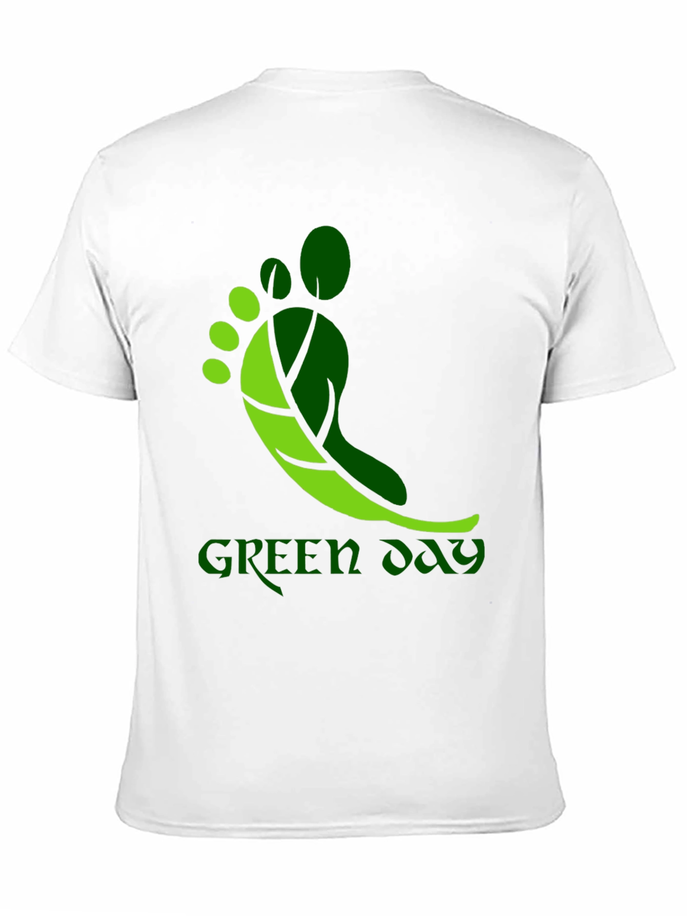 Green Day Footprint T-Shirt - Band Tee