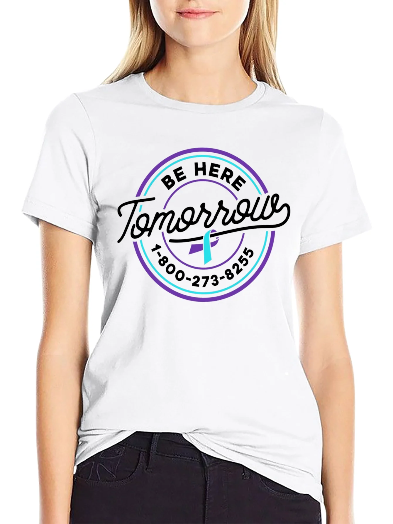 Be Here Tomorrow Suicide Prevention Awareness T-Shirt