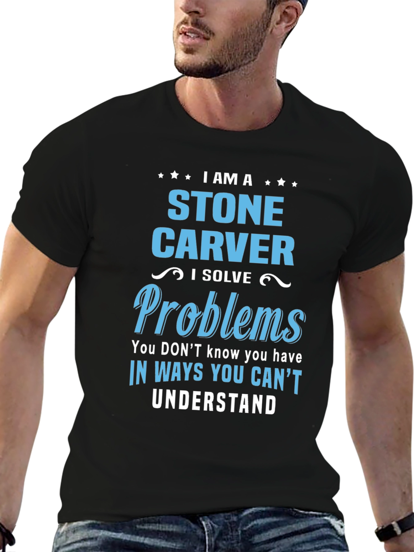 Stone Carver T-Shirt - Problem Solver Tee