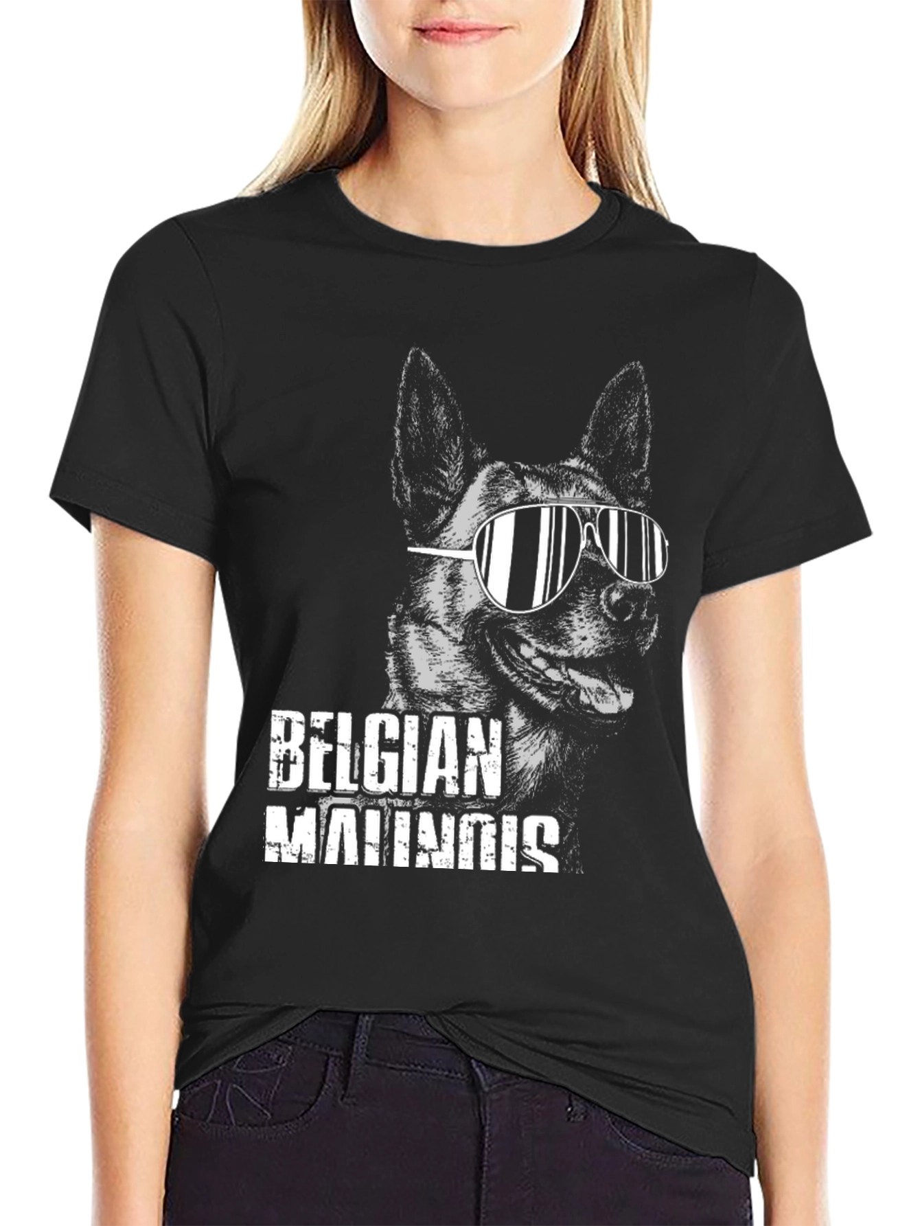Cool Belgian Malinois Dog T-Shirt