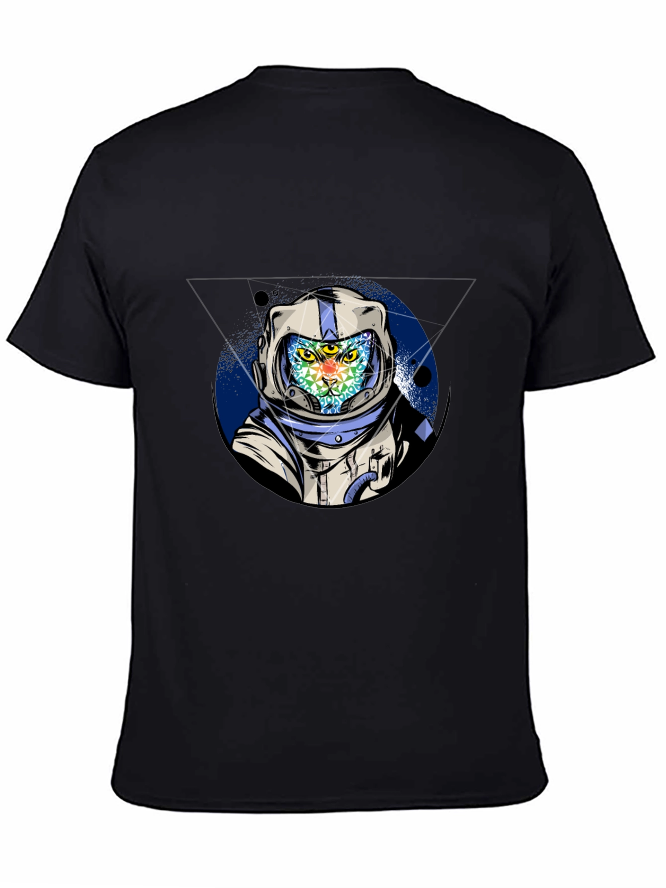 Astronaut Cat Graphic Tee - Unique Design