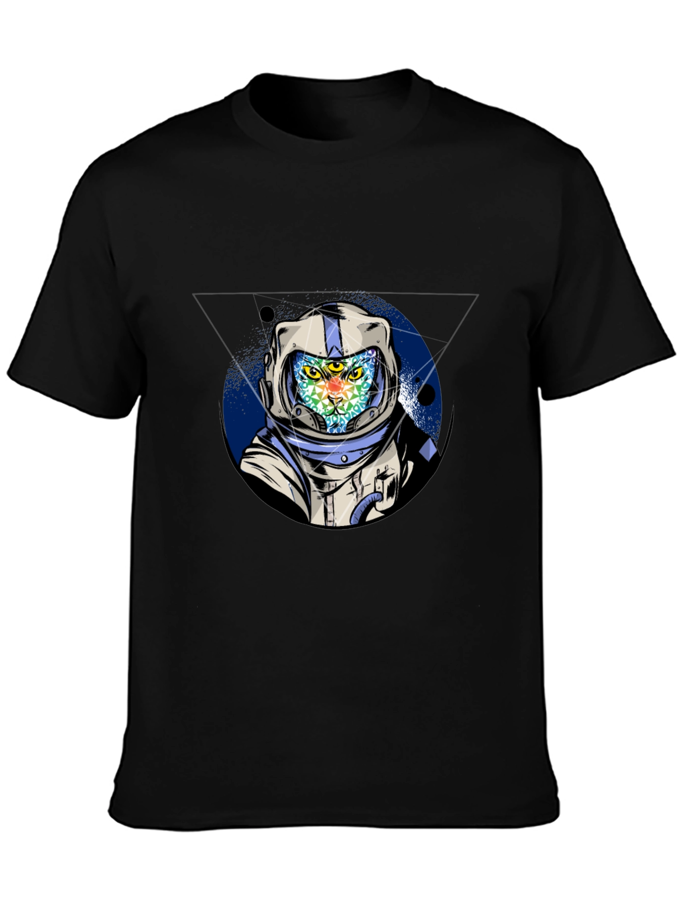 Astronaut Cat Graphic Tee - Unique Design