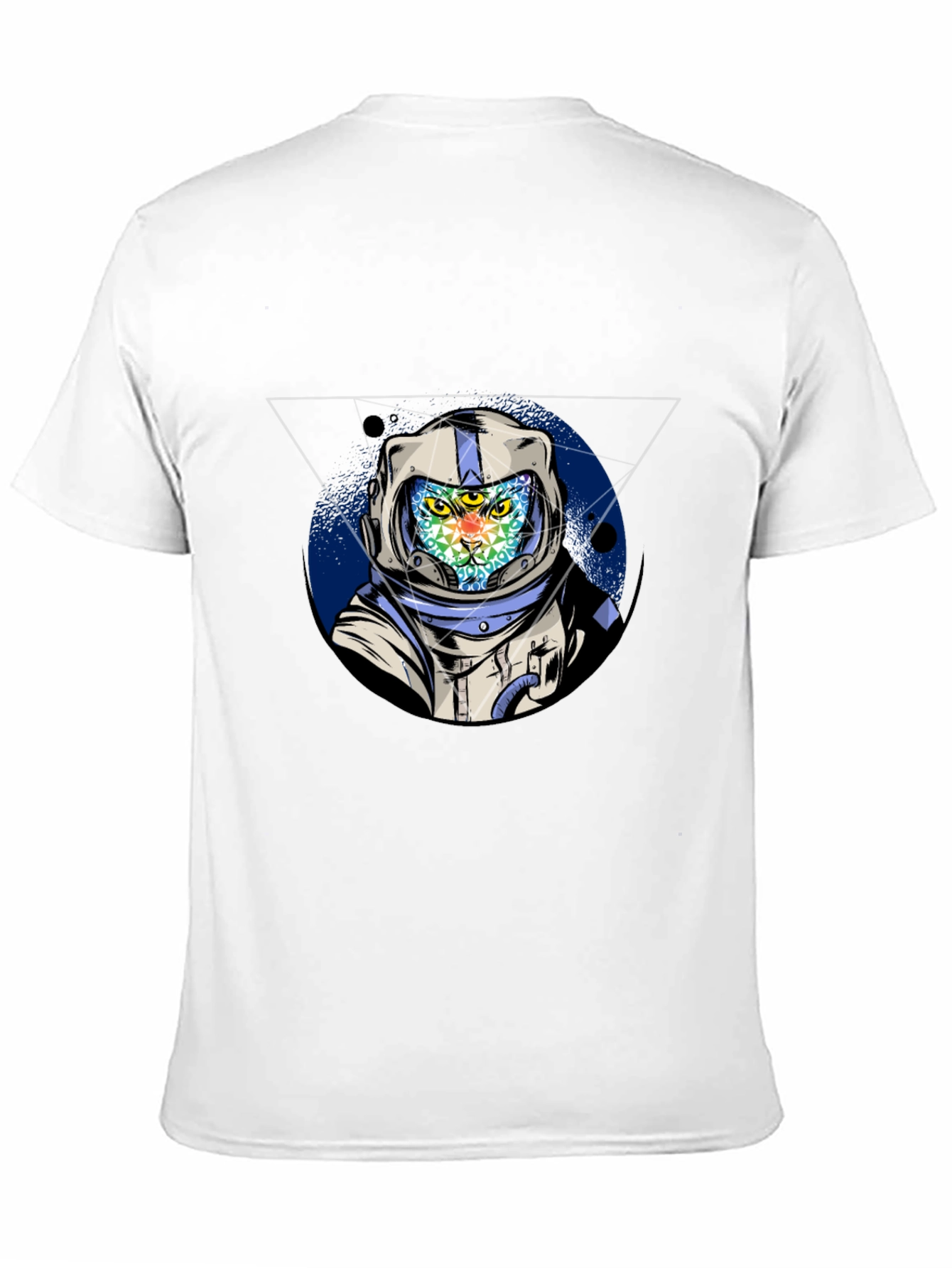 Astronaut Cat Graphic Tee - Unique Design