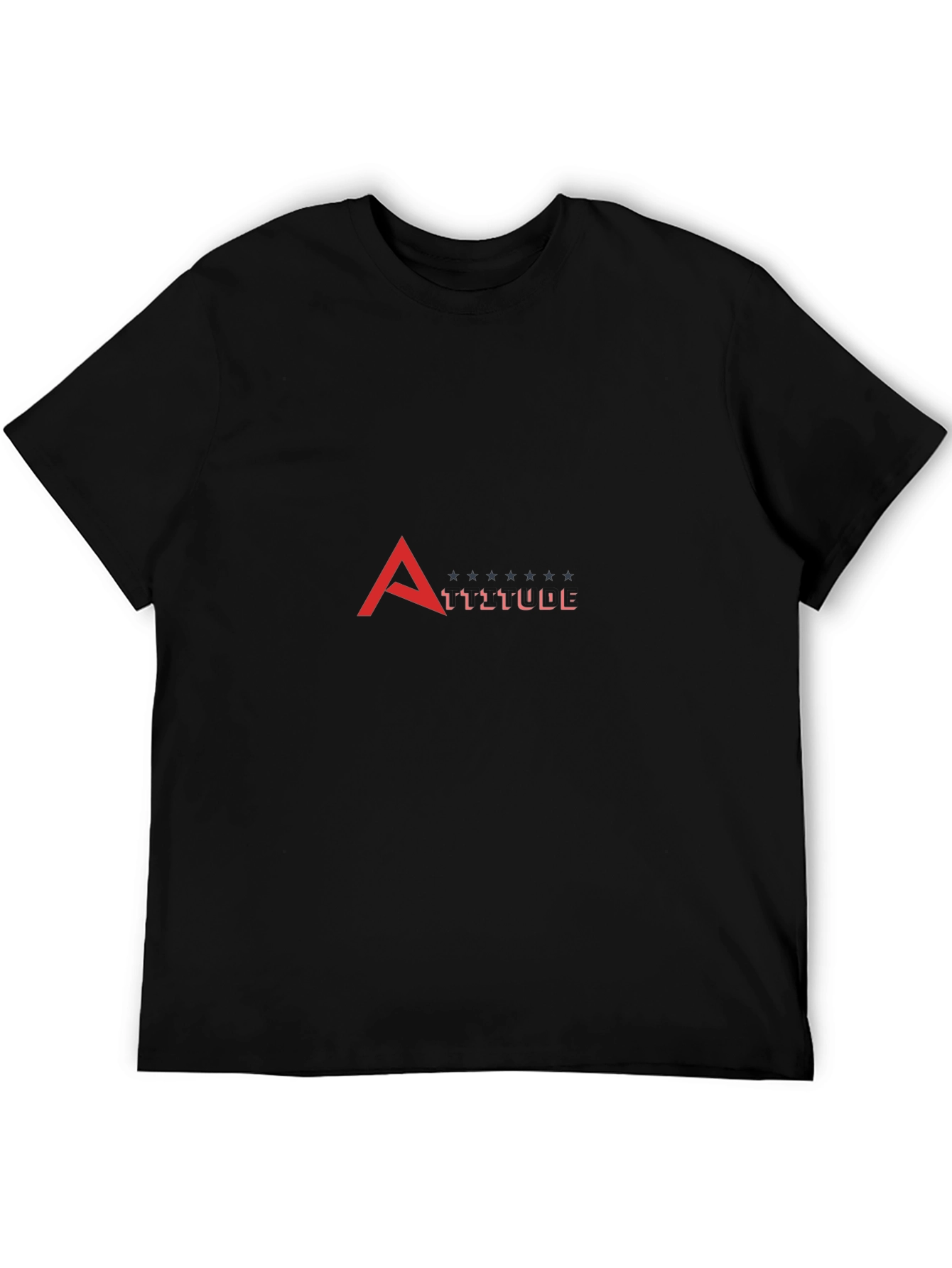 Stylish Black Attitude Graphic Tee