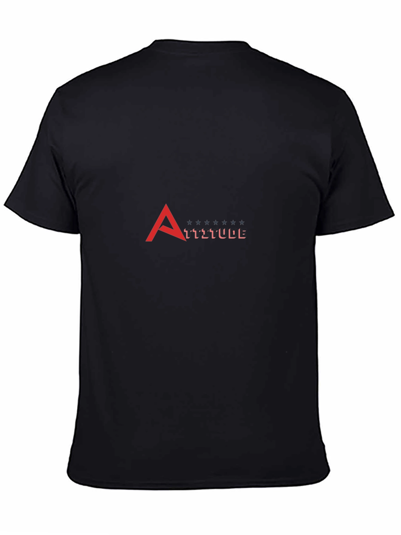 Stylish Black Attitude Graphic Tee