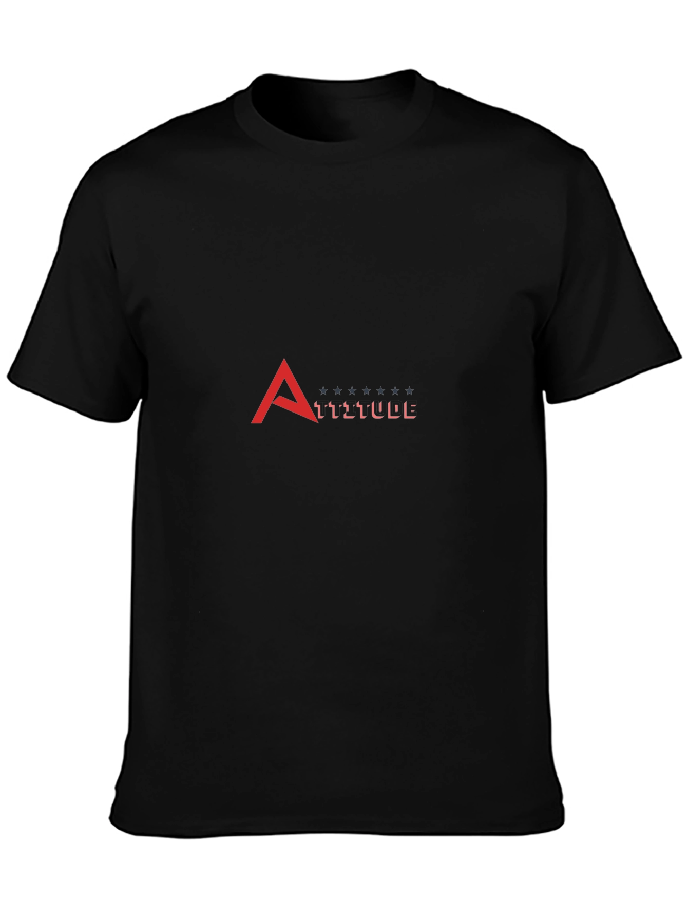 Stylish Black Attitude Graphic Tee