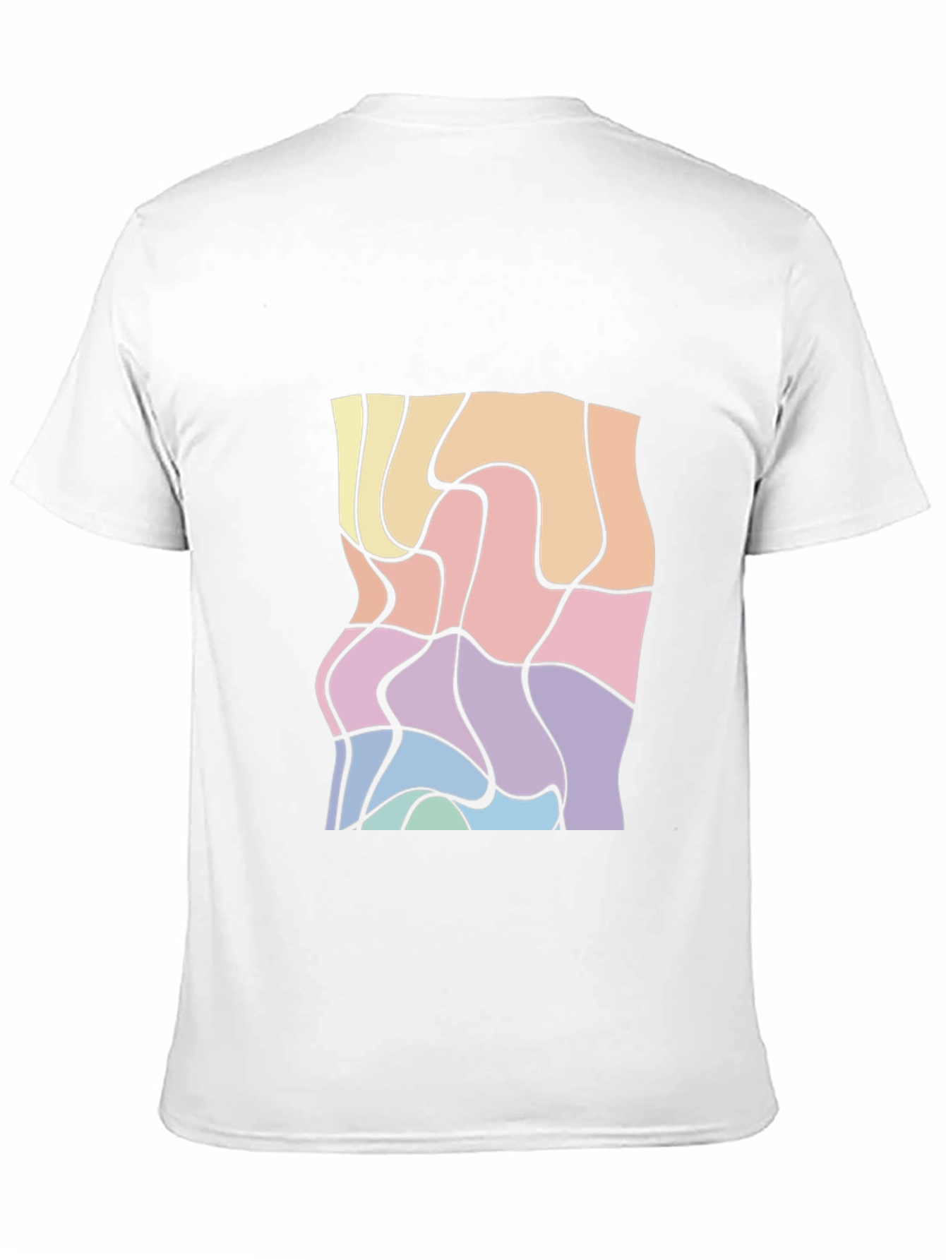 Abstract Graphic Black T-Shirt