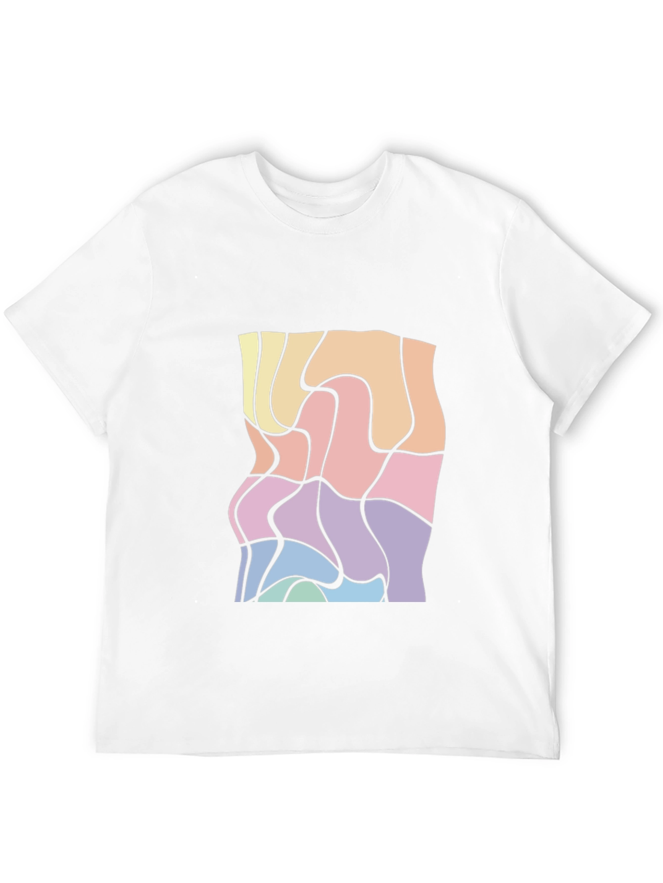 Abstract Graphic Black T-Shirt