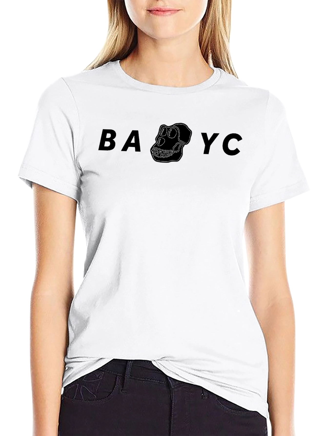 BA Ape YC Black Graphic Tee